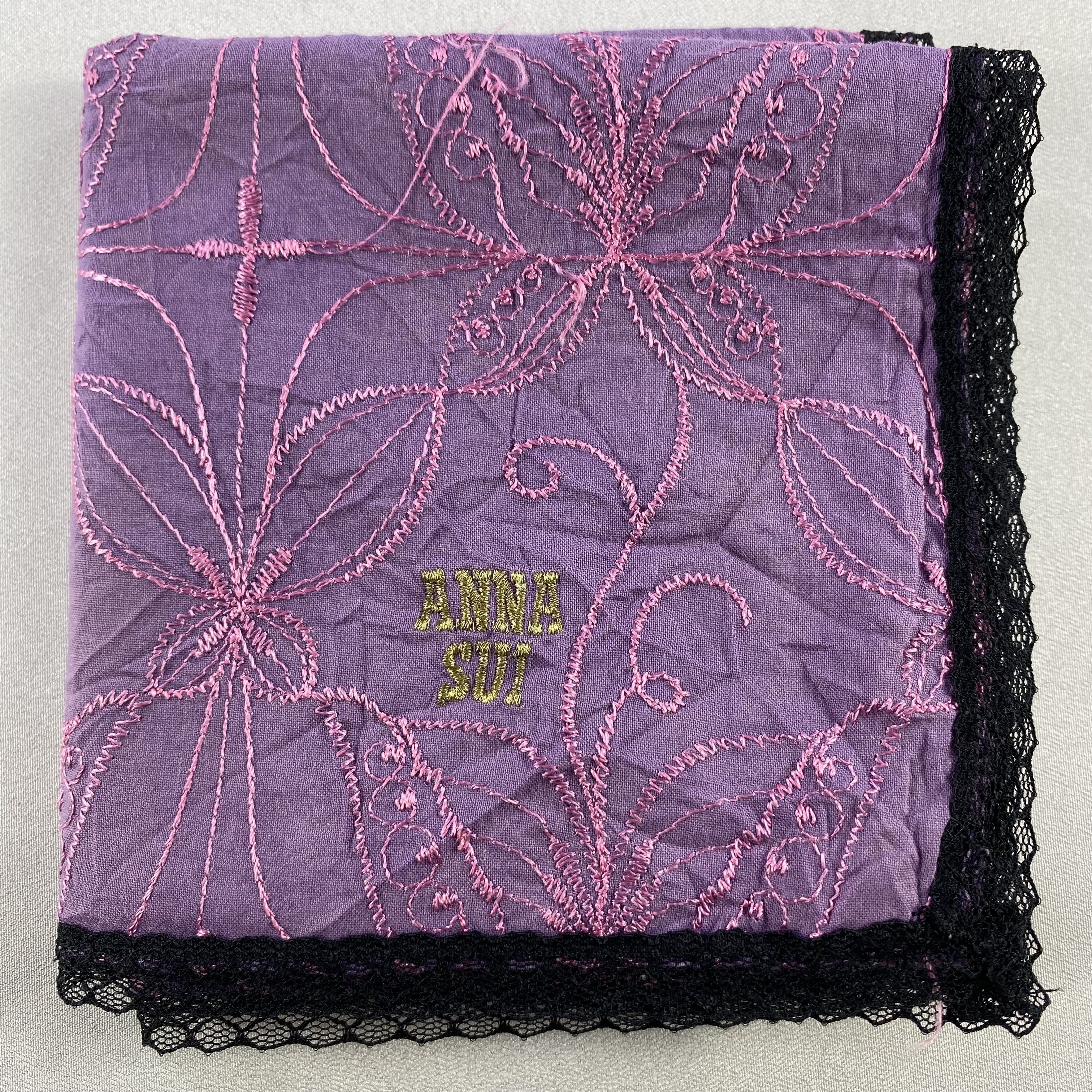 Vintage Anna Sui Bandana/ Handkerchief / Neckerchief Size ONE SIZE - 6 Thumbnail