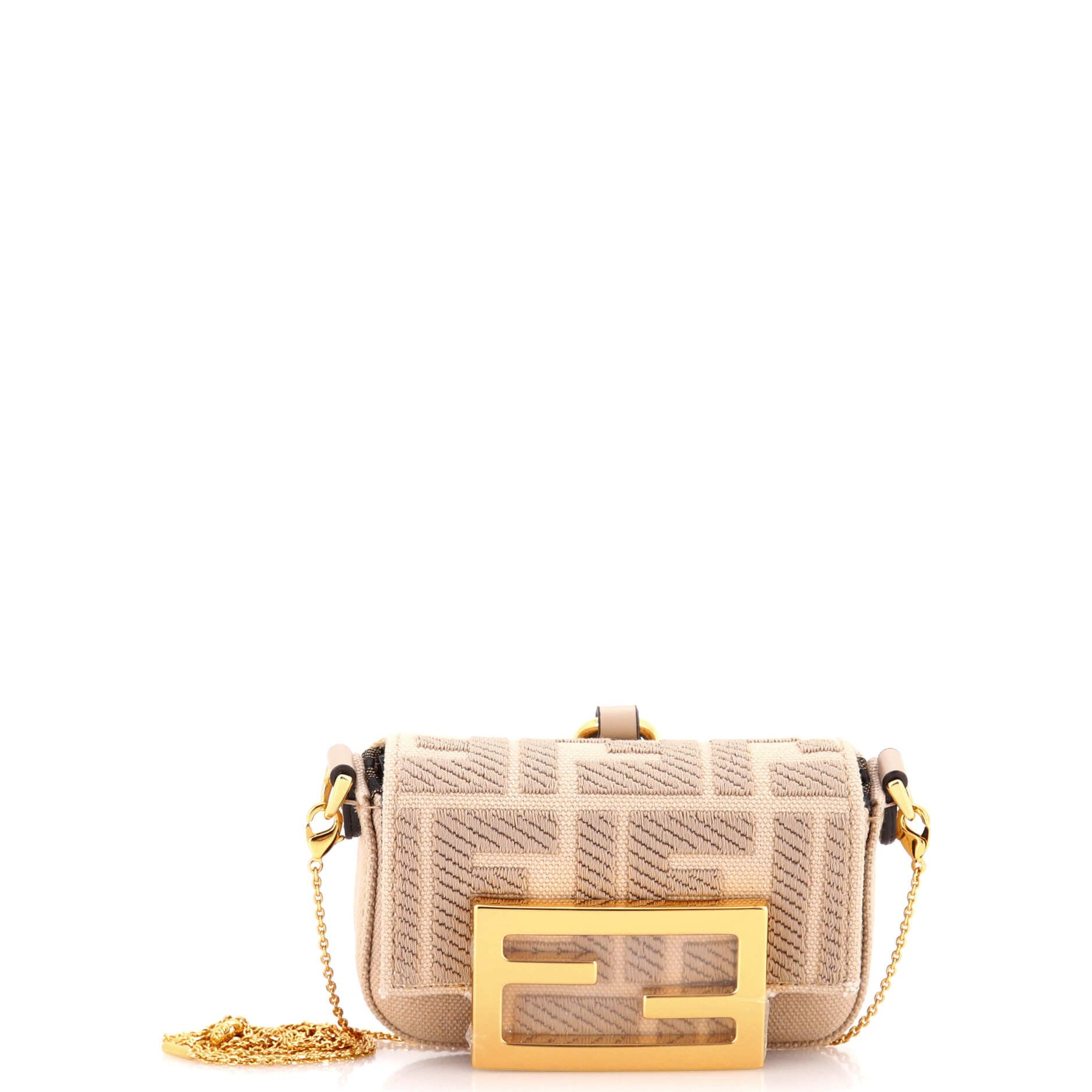 Fendi Chain Baguette Charm Bag Size ONE SIZE - 1 Thumbnail