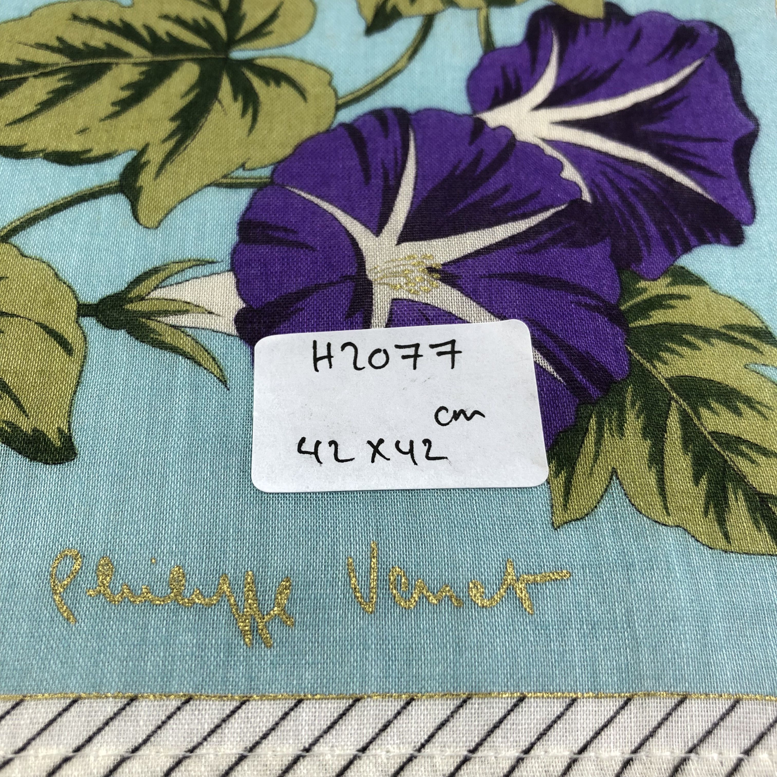 Vintage Philippe Venet Handkerchief Neckerchief Bandana H2077 Size ONE SIZE - 6 Thumbnail