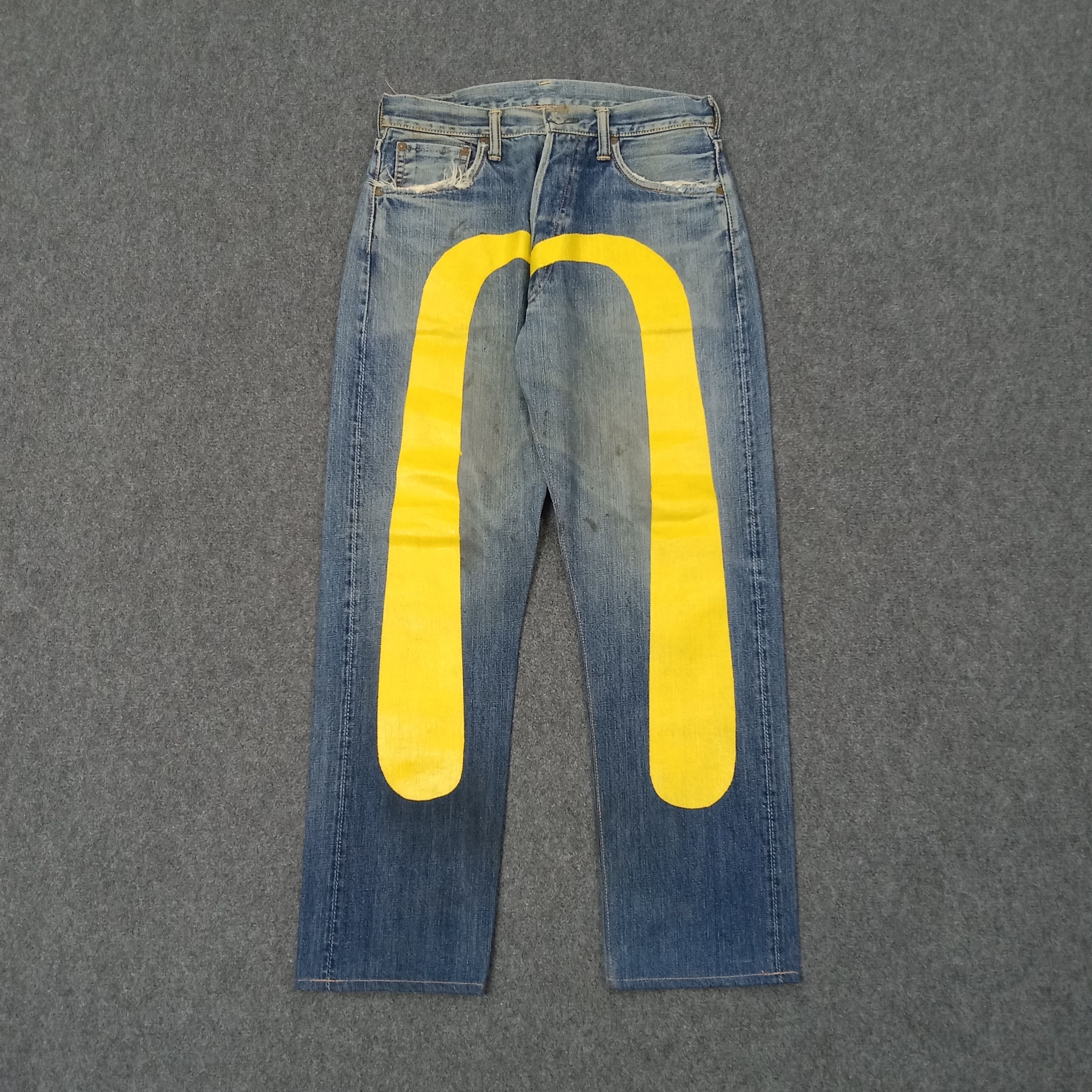 Evisu Evisu Japanese Brand Daicock Custom Art Denim Jeans C244N3 Size US 30 / EU 46 - 1 Thumbnail