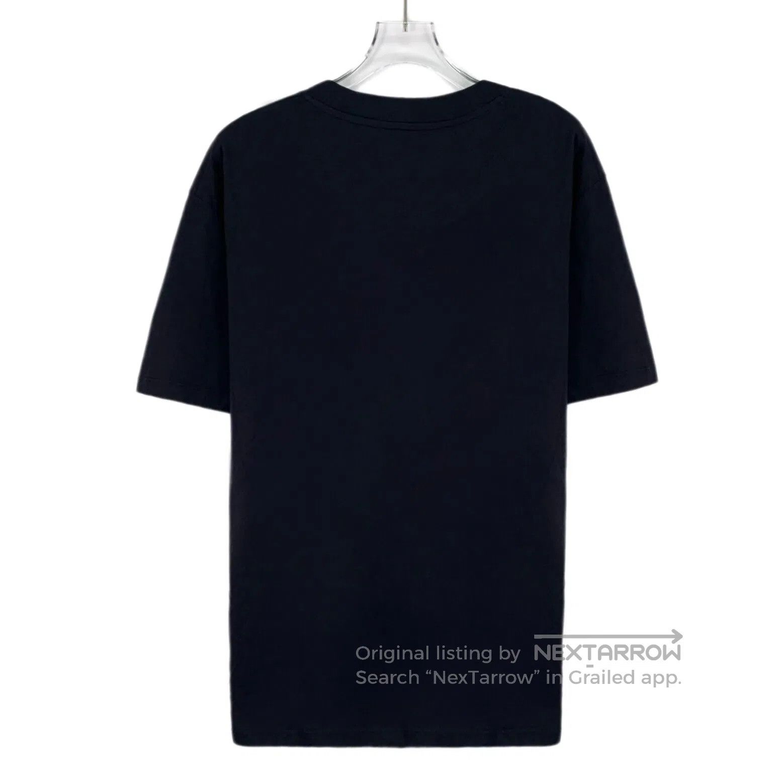 Sandro Sandro Black cotton round neck short-sleeved T-shirt with Size US XL / EU 56 / 4 - 2 Thumbnail