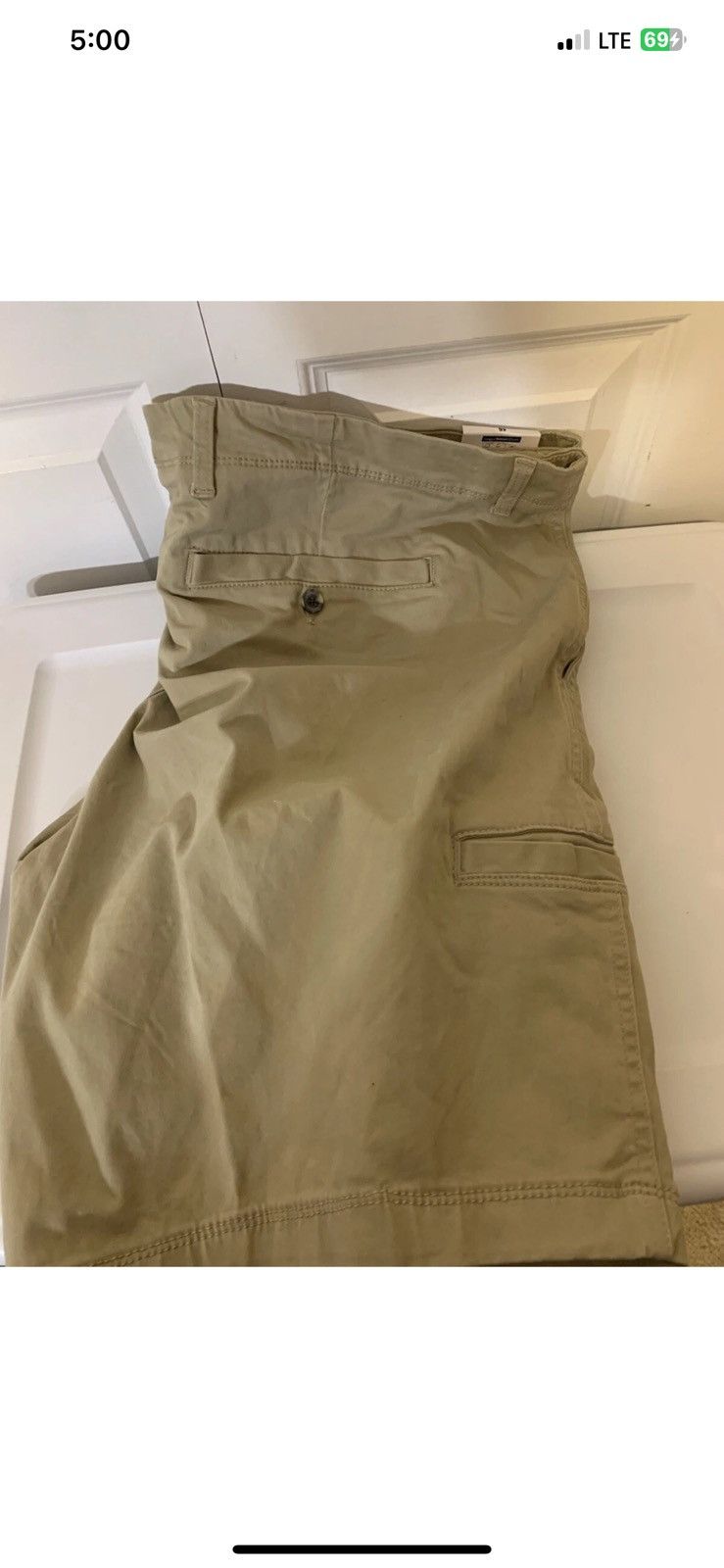 George George mens sz 46 at the knee shorts khaki brown Size US 44 / EU 60 - 8 Thumbnail
