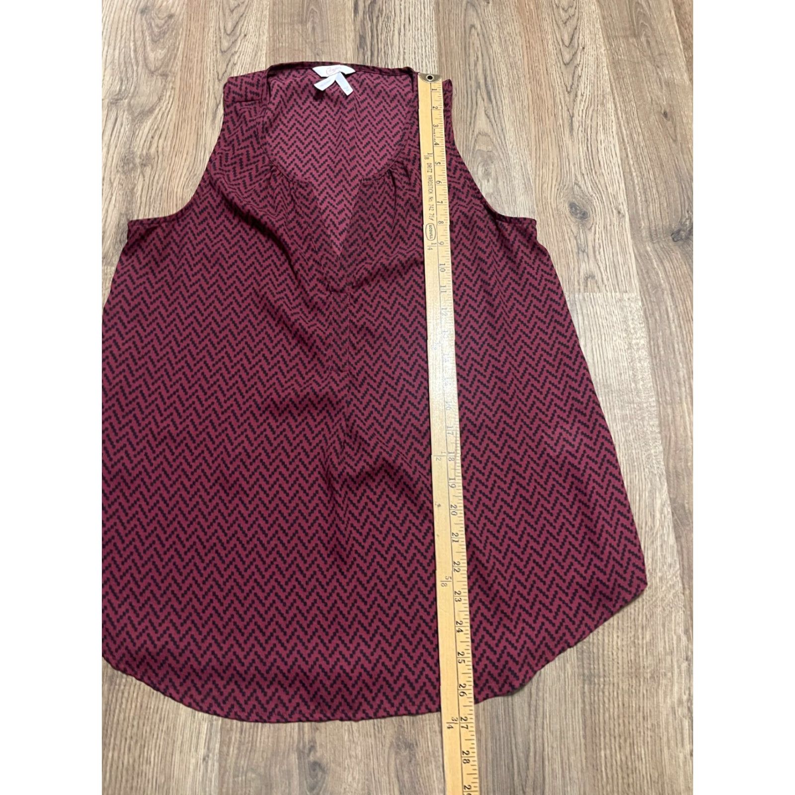 Vintage Candie's Tank Top Women's Medium Red Black V-Neck Sleeveless Shirt Casual Womens M Red Candie's Tank Top V-Neck Sleeveless M Women's Shirt Size M / US 6-8 / IT 42-44 - 6 Thumbnail
