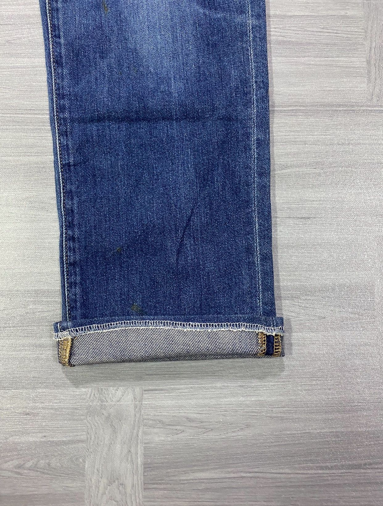 Uniqlo Uniqlo Blue Denim Men’s Straight Fit Jeans Size US 38 / EU 54 - 6 Thumbnail
