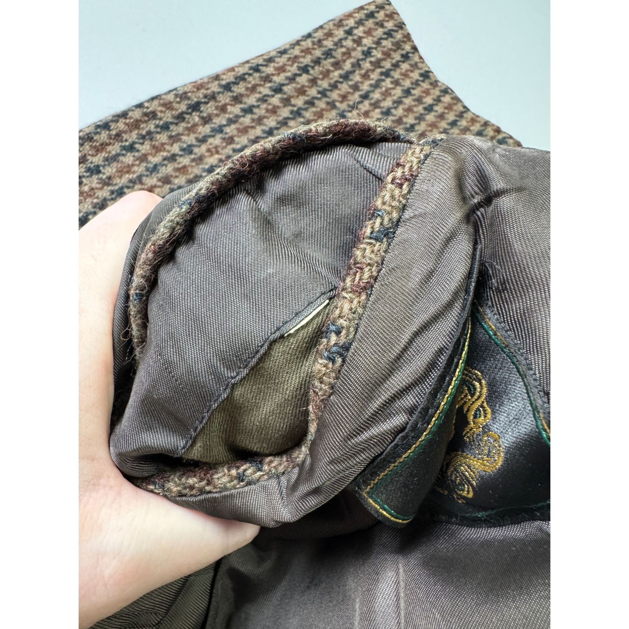 Harris Tweed Vintage Harris Tweed For Frey (Y1123) Size 44R - 9 Thumbnail
