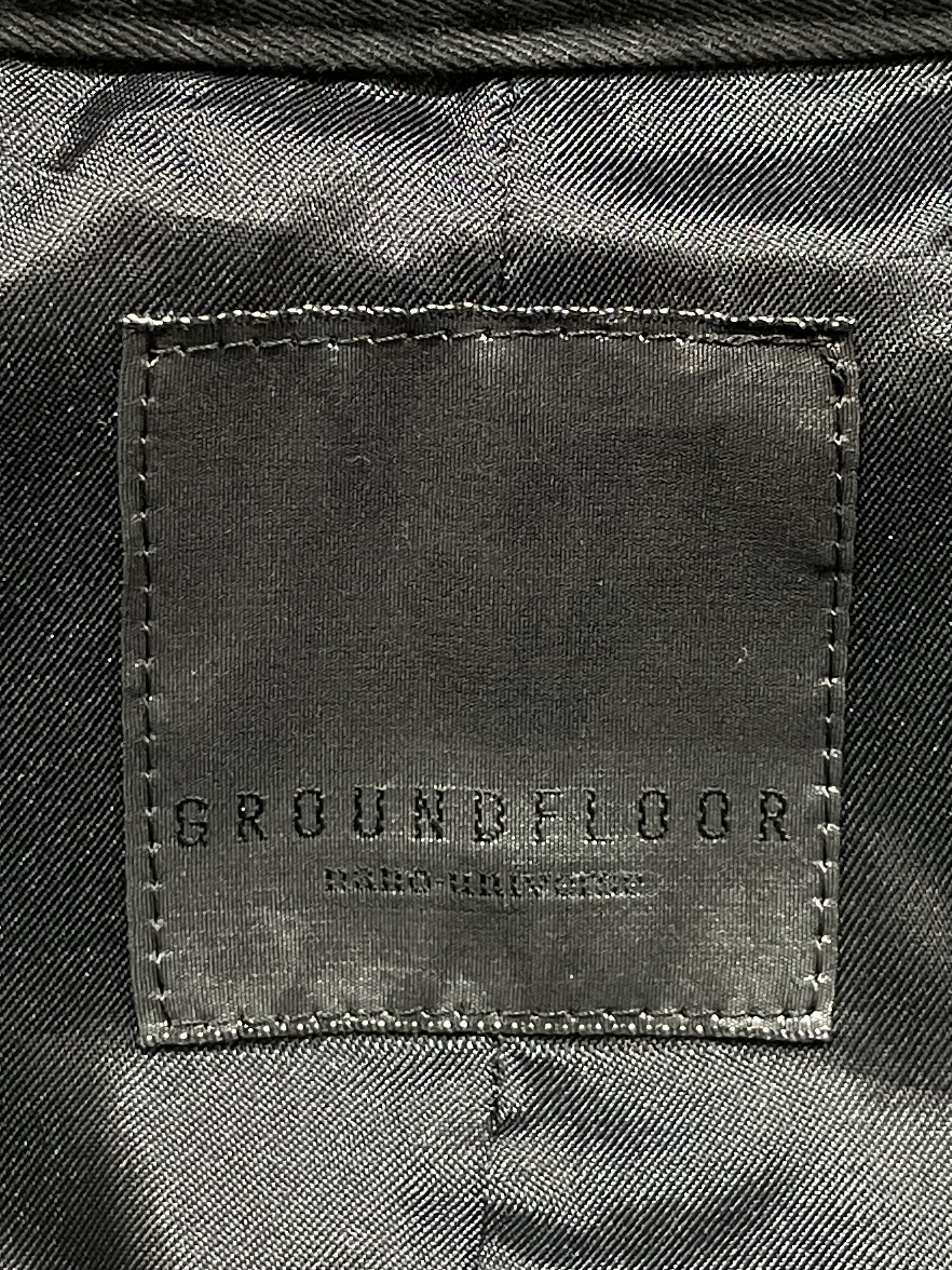 NANO universe GROUND FLOOR BLACK COTTON JACKET Size US S / EU 44-46 / 1 - 6 Thumbnail