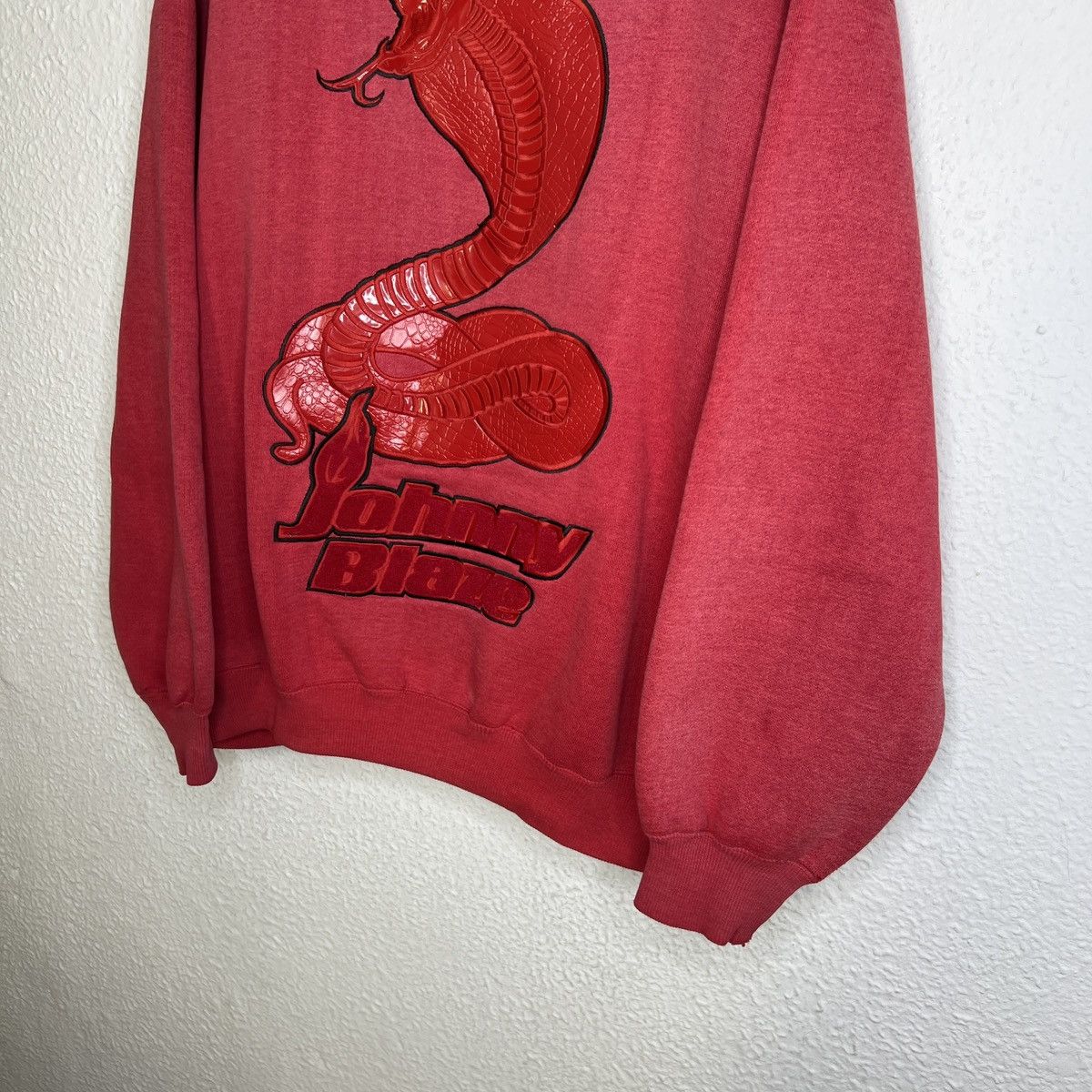 Vintage Johnny Blaze Big Logo Snake Wu Tang Vintage Boxy Sweatshirt Size US XL / EU 56 / 4 - 4 Thumbnail