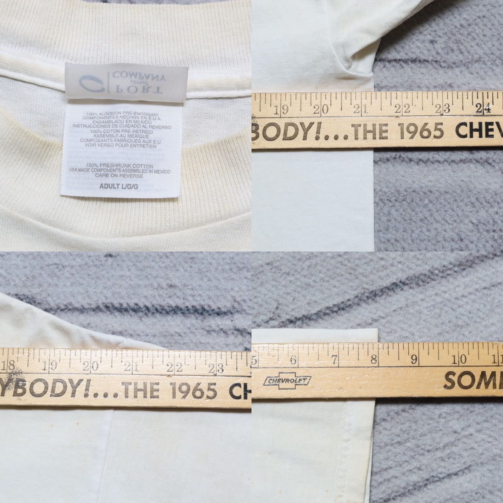 Port & Company VINTAGE Bicycle Benny Comic Strip Shirt Mens L White Vintage Bicycle Benny Comic Strip Shirt Mens L White Size US L / EU 52-54 / 3 - 8 Thumbnail
