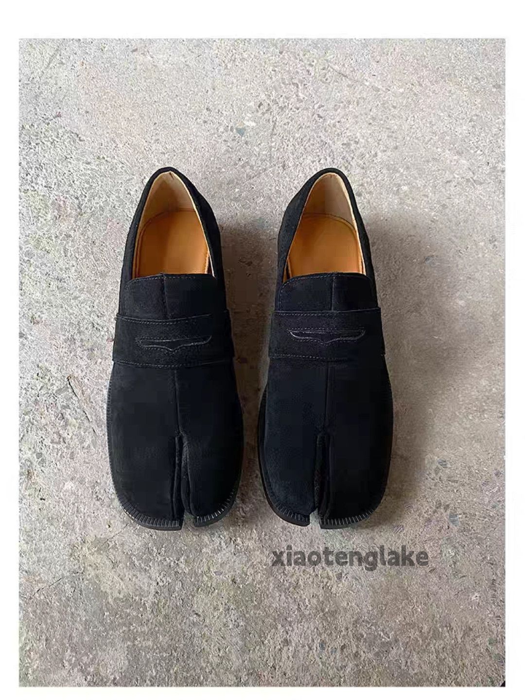 Vintage Unisex outdoor utility punk tabi black loafer shoes Size US 10 / EU 43 - 2 Thumbnail