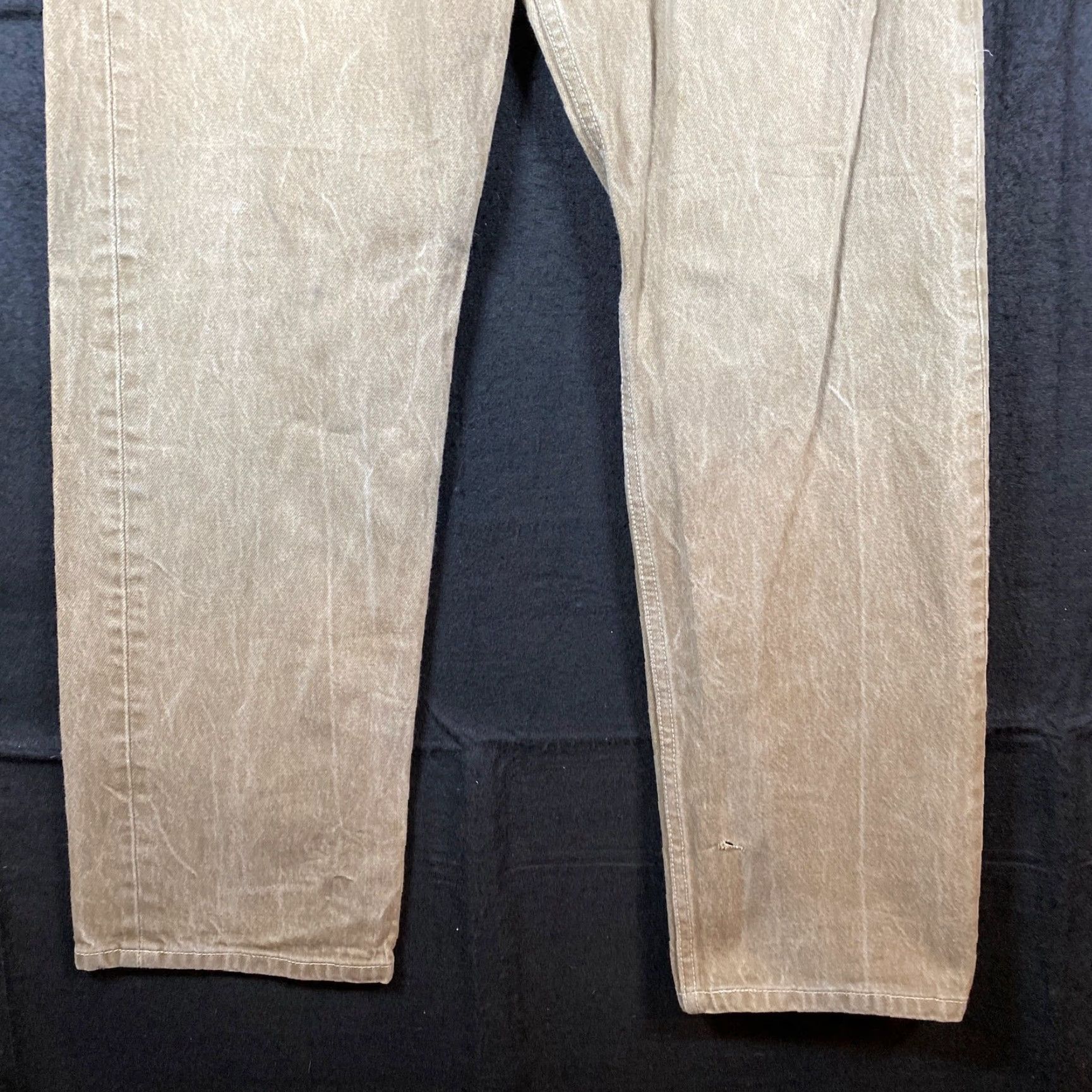 Levi's Levi's Jeans Brown Denim 501 Button Fly Straight Cotton 34x29 Mens Regular 5-Pocket Design Modern Casual Size US 34 / EU 50 - 3 Thumbnail