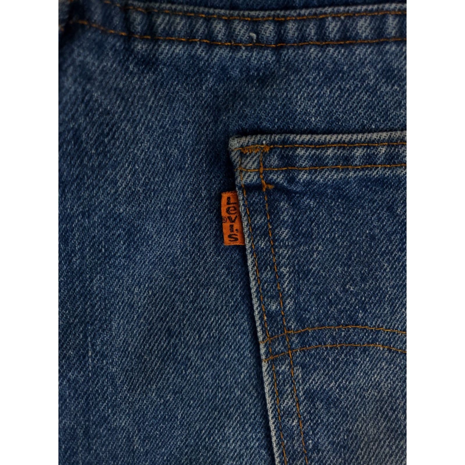 Levi's VINTAGE Levi's 517 Jeans Bootcut Blue Mens 32x31 Actual Orange Tab 80s 34x32 (32x31) Size US 32 / EU 48 - 4 Thumbnail