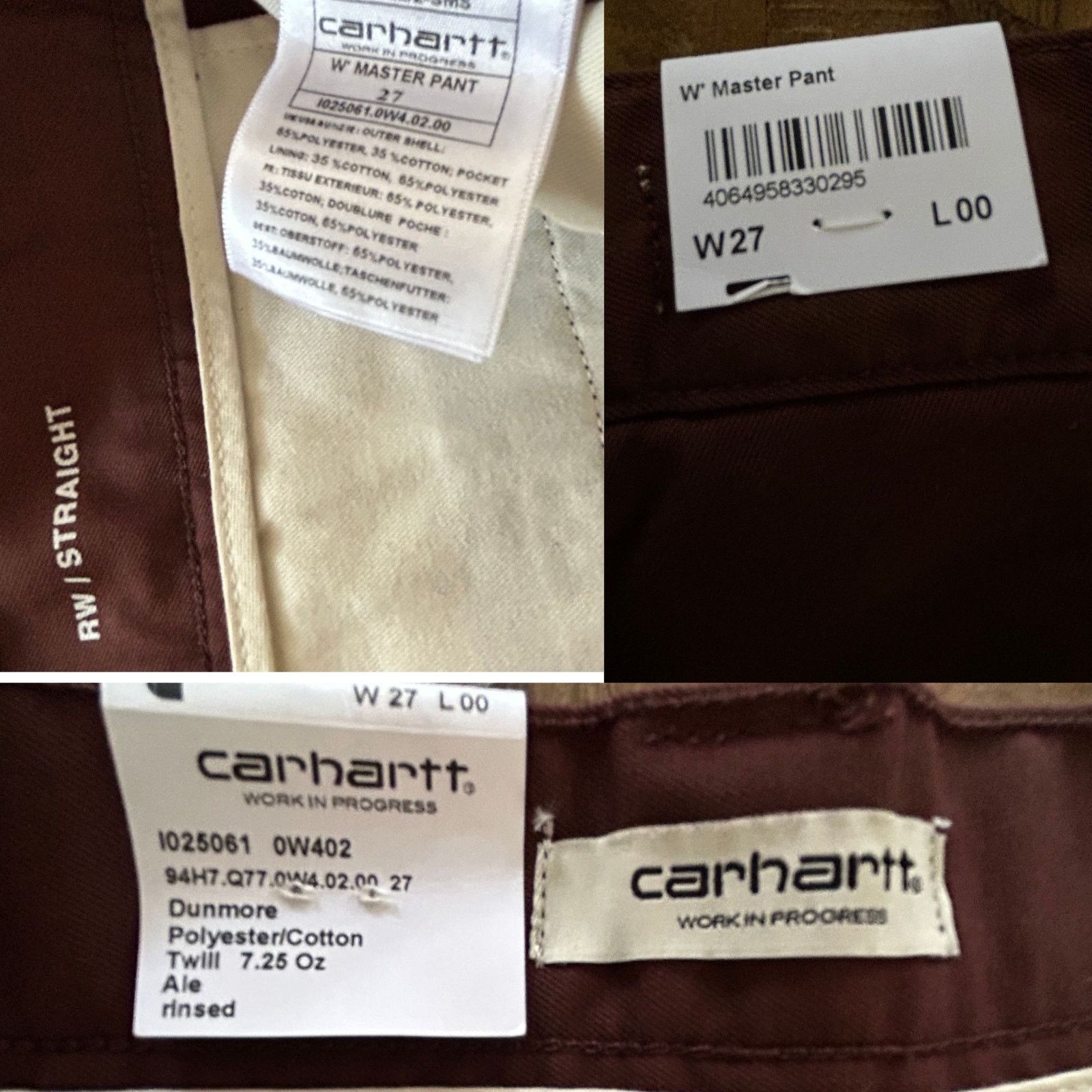 Carhartt NWT Carhartt WIP Women’s Master Pant | Ale Rinsed | W27 Size 27" / US 4 / IT 40 - 5 Thumbnail