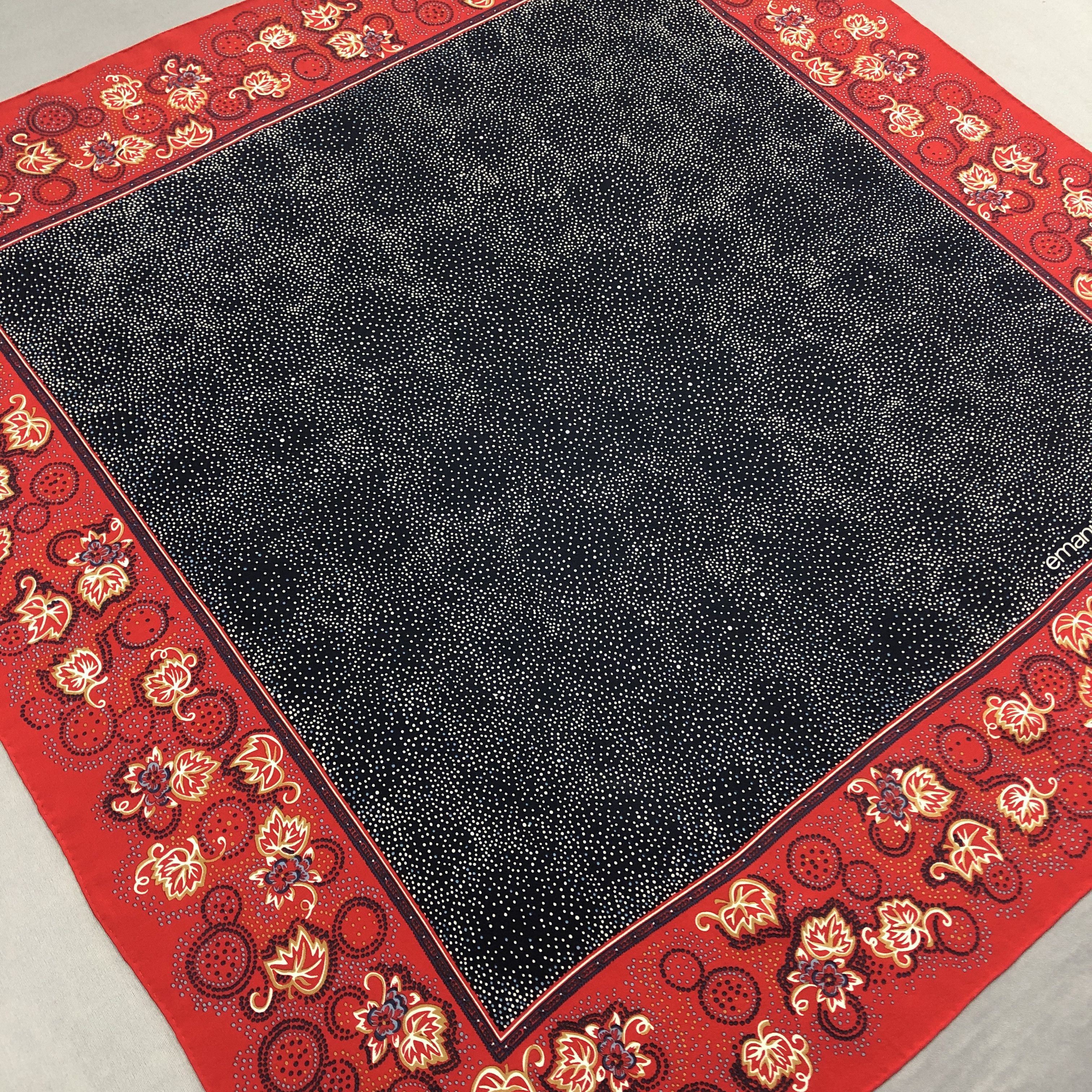 Emanuel Ungaro × Vintage Vintage Emanuel Ungaro SILK Scarf Twill Stole Wraps Scarves Size ONE SIZE - 6 Thumbnail