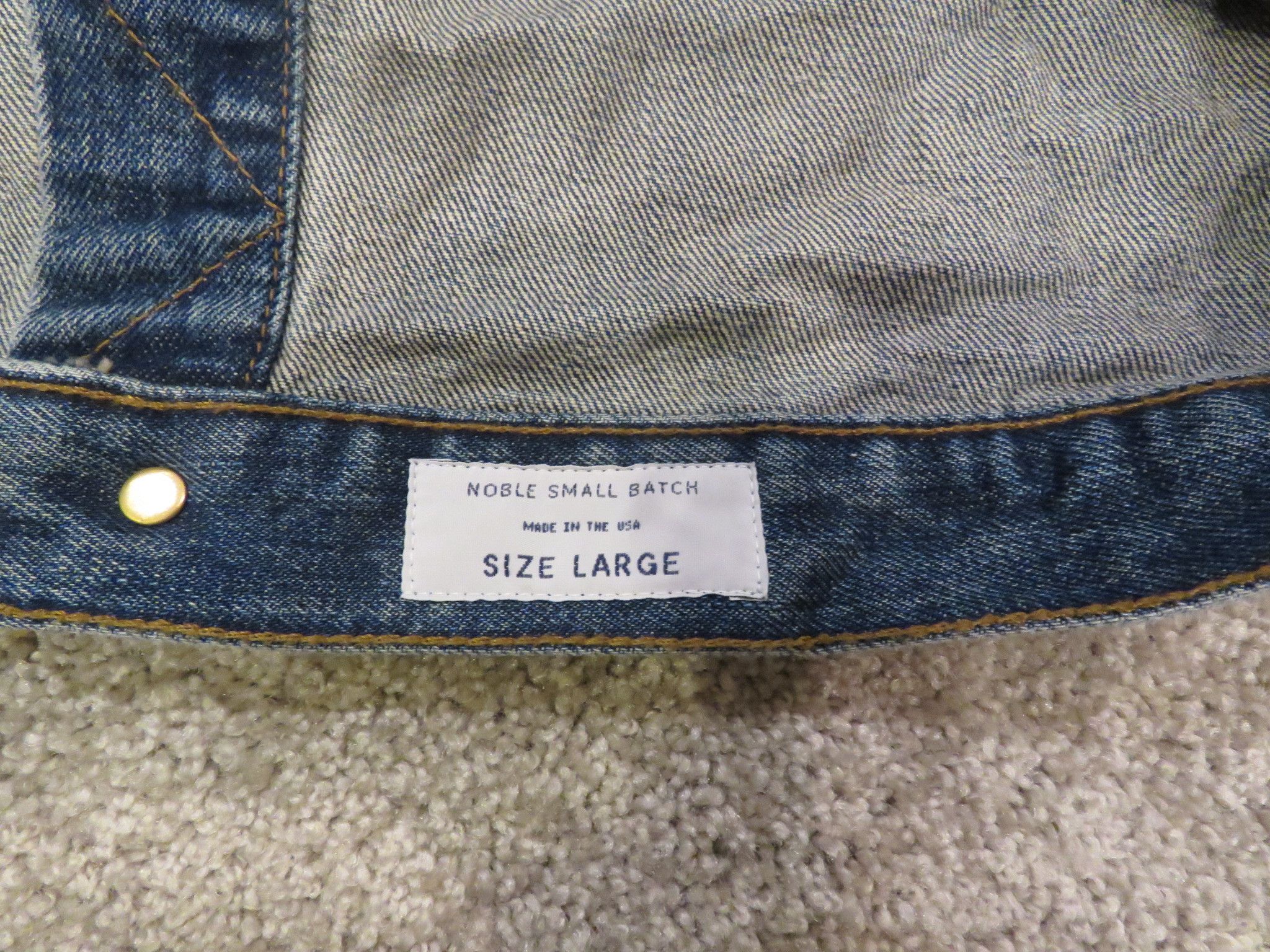 Other Bulleit x Noble Barrel-Aged Jacket USA Cone Mills NWOT L Size US L / EU 52-54 / 3 - 6 Thumbnail