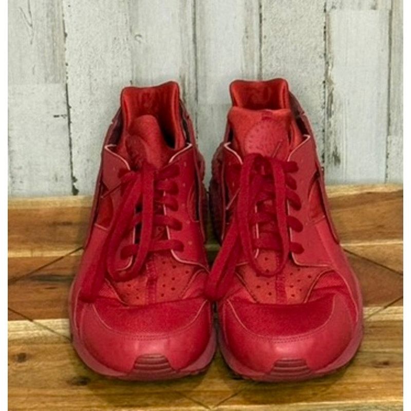 Nike Air Huarache Triple Red Sneakers Size 13 Athletic Shoes, Men's