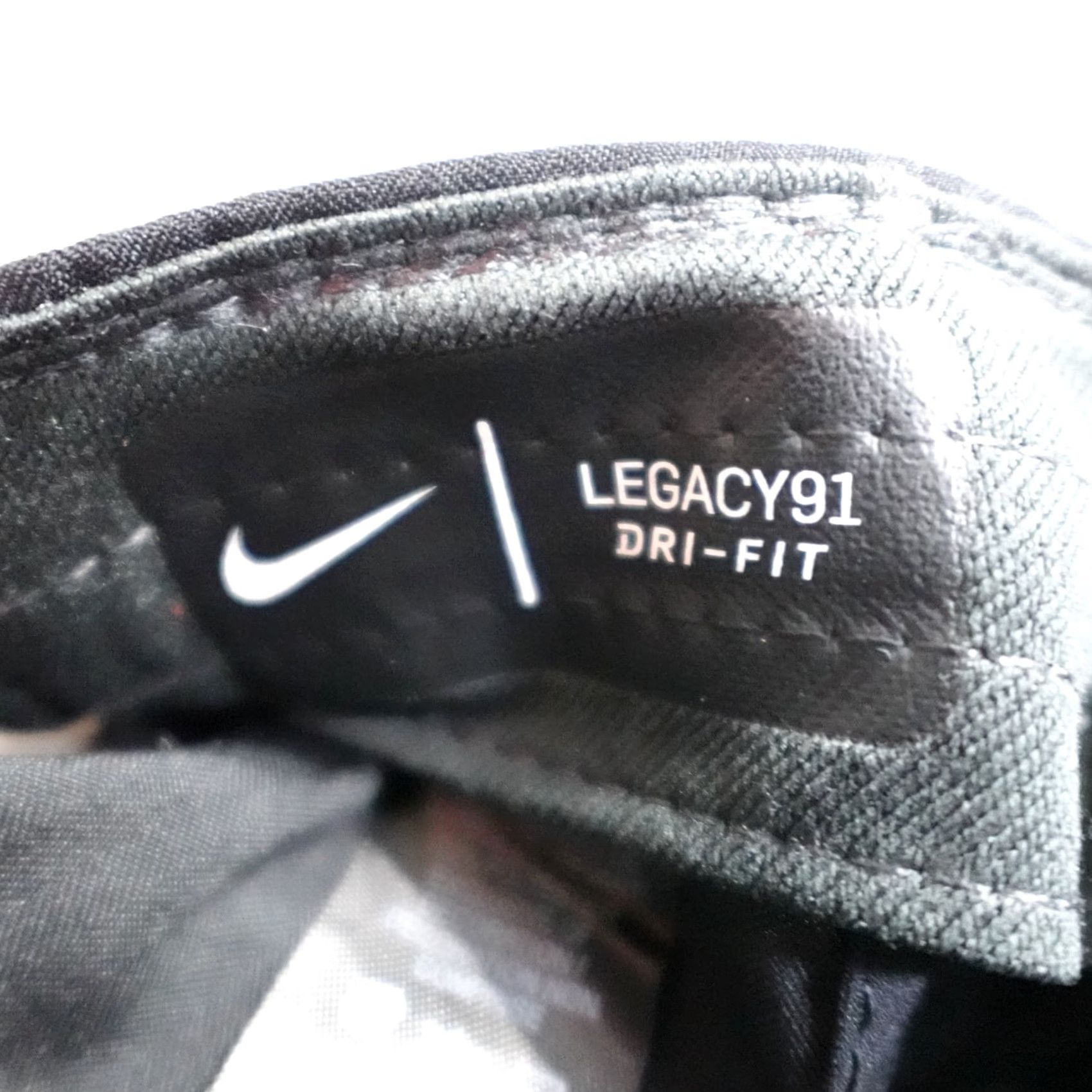 Nike Nike Hat Black Legacy 91 Dri-Fit Strapback Men One Size Black Baseball Cap Size ONE SIZE - 4 Thumbnail