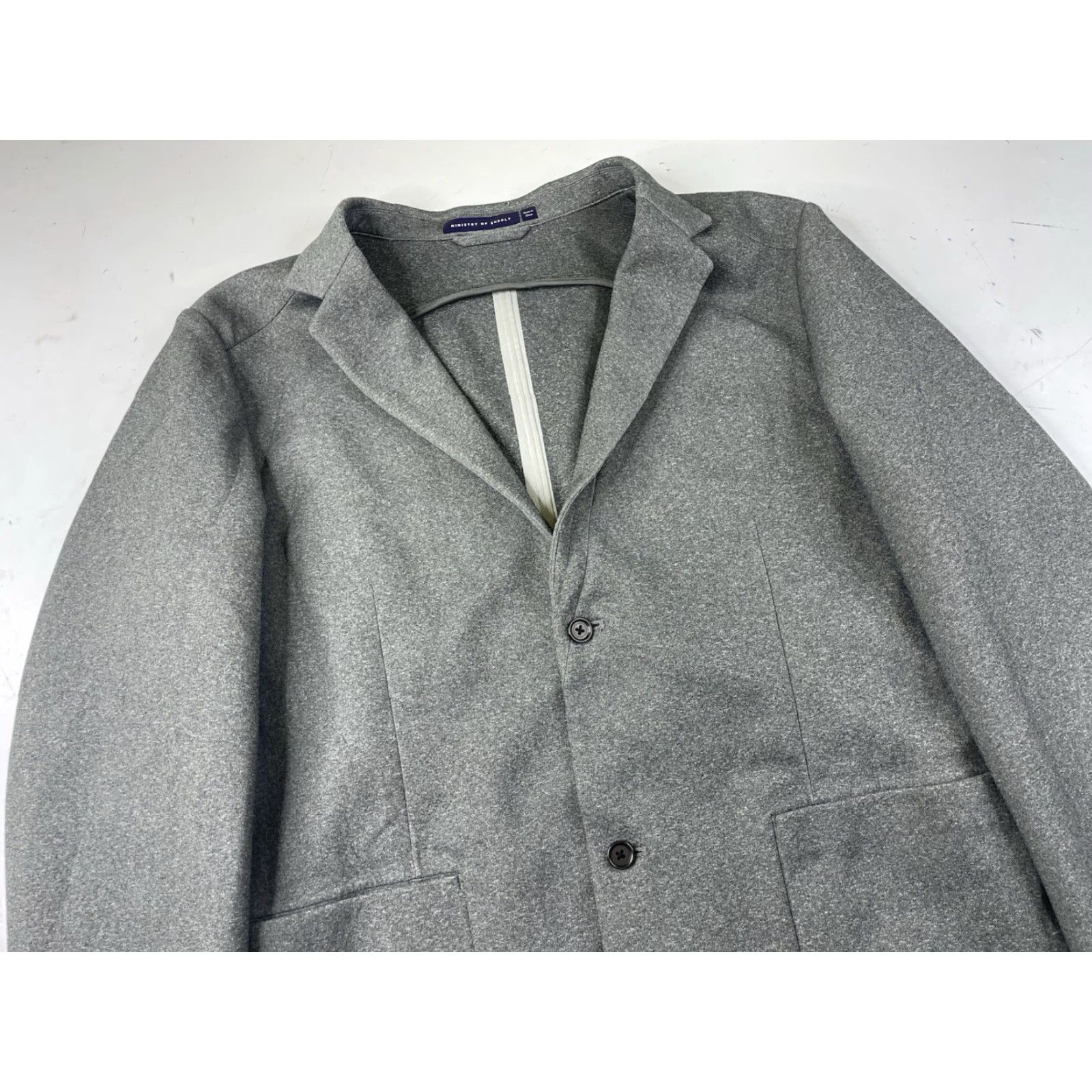 Vintage Ministry of Supply LABS The 3D Jacket Blazer Sport Gray 2XL Jacket Men Mens Regular Polyester Size 48R - 5 Thumbnail