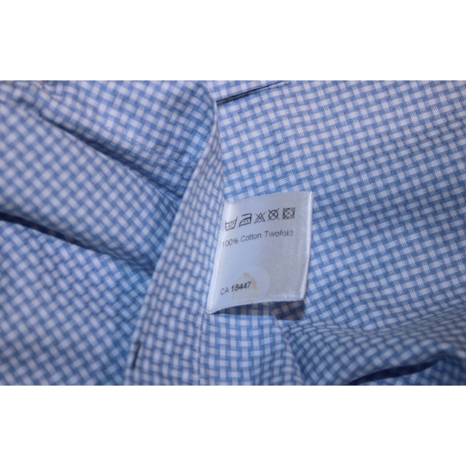 Vintage Stenströms Shirt Dress Shirt Mens Size 45 17 3/4 Cotton Multicoloured Twofold Regular Fit 100% cotton Mens Shirt Size US XXL / EU 58 / 5 - 7 Thumbnail
