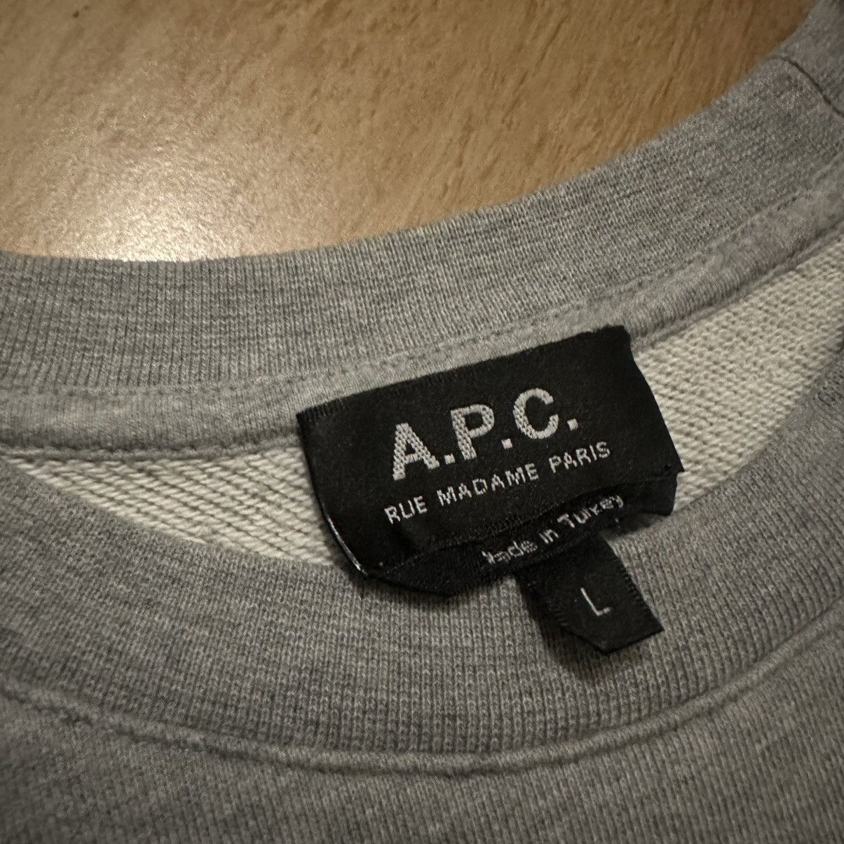 A.P.C. × Designer A.P.C. Grey ‘VPC’ Sweatshirt Size US L / EU 52-54 / 3 - 5 Thumbnail