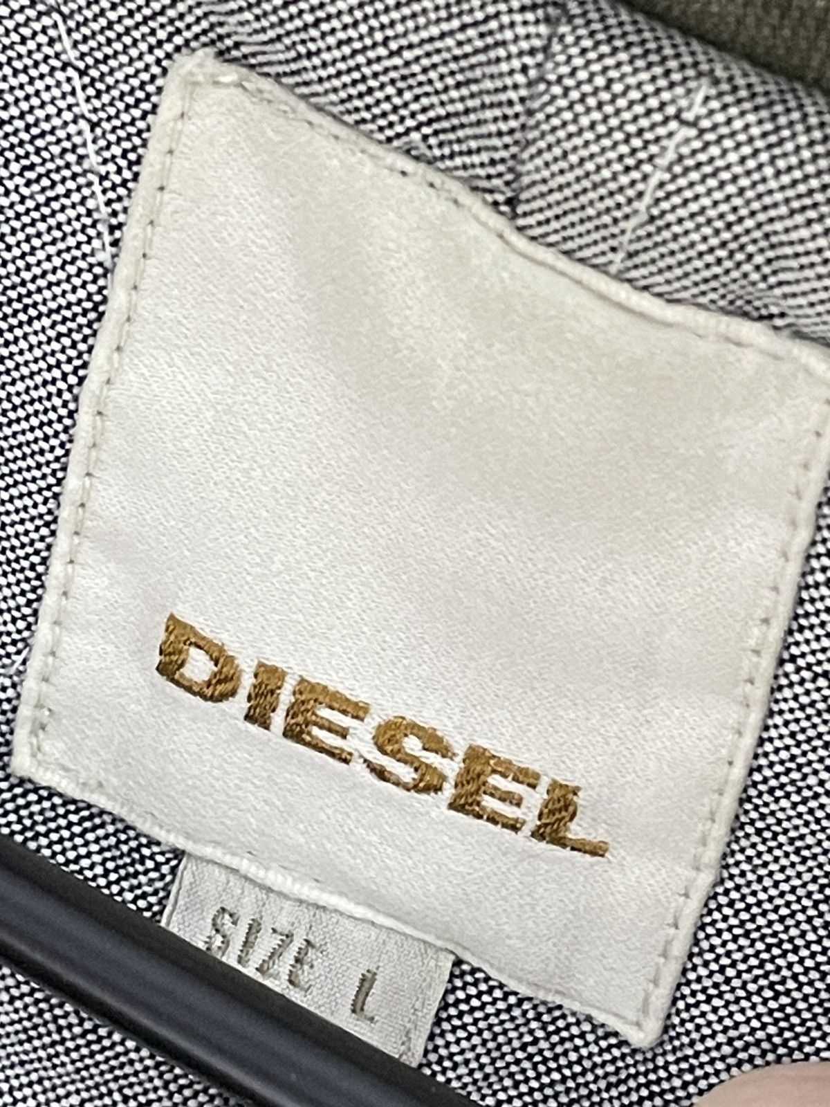 20471120 × Diesel × Japanese Brand Diesel Japanese Brand Distressed Y2K Long Heavy Jacket Size US L / EU 52-54 / 3 - 11 Thumbnail