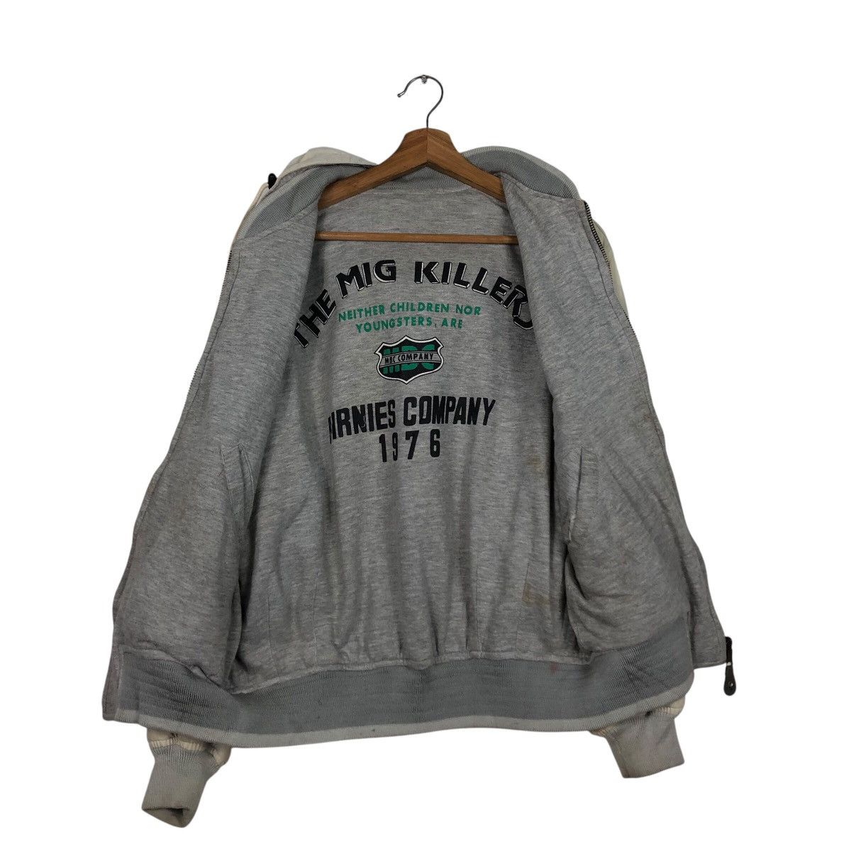 Japanese Brand 📌Mike Birnies Reversible Bomber Jacket Big Logo Issey Miyake Size US M / EU 48-50 / 2 - 18 Thumbnail