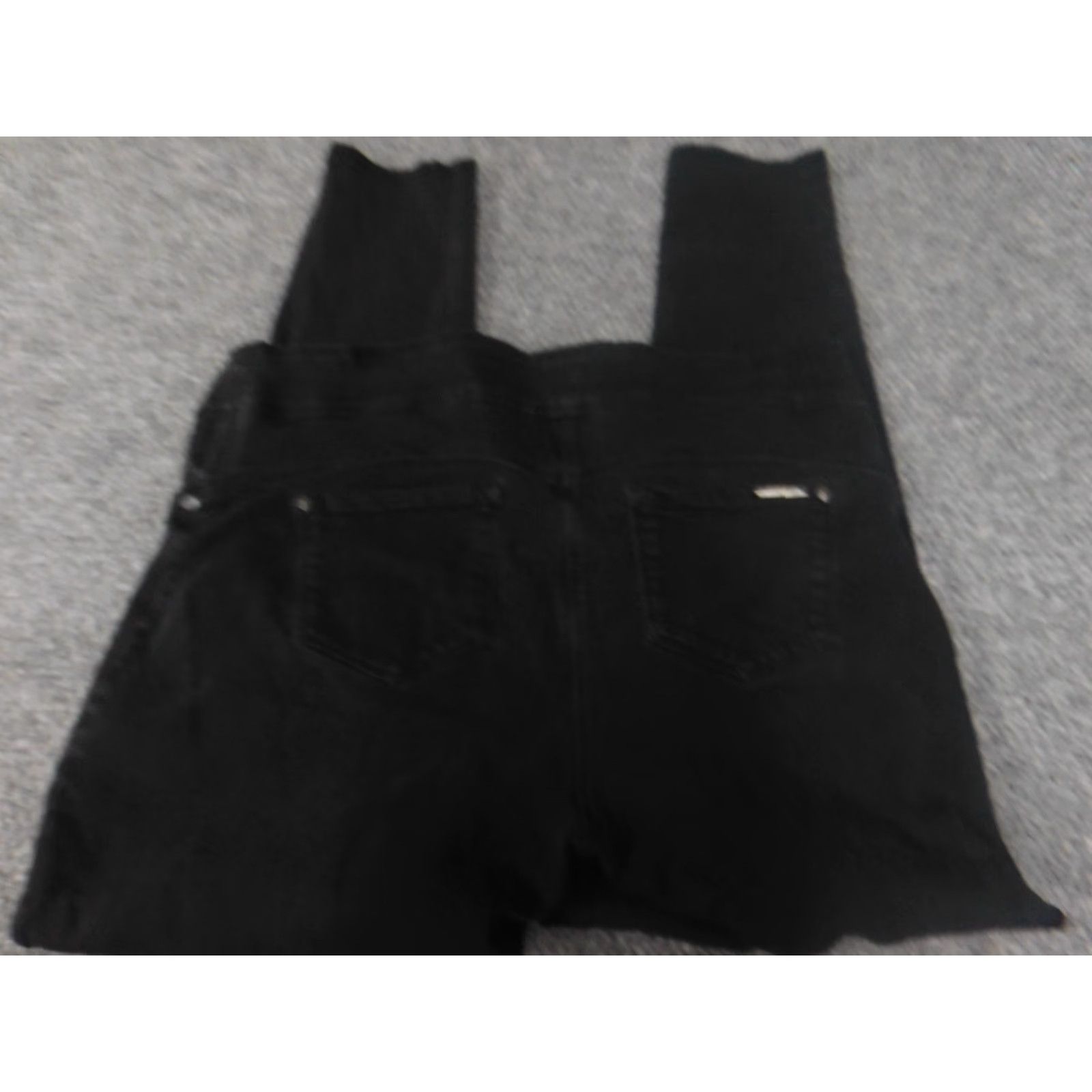 Vintage Nygård Jeans Jegging Womens Regular 34 Black Stretch Denim Zip Zipper 27in Inseam Mid Rise Modern Designer Size 24" / US 00 / IT 34 - 6 Thumbnail