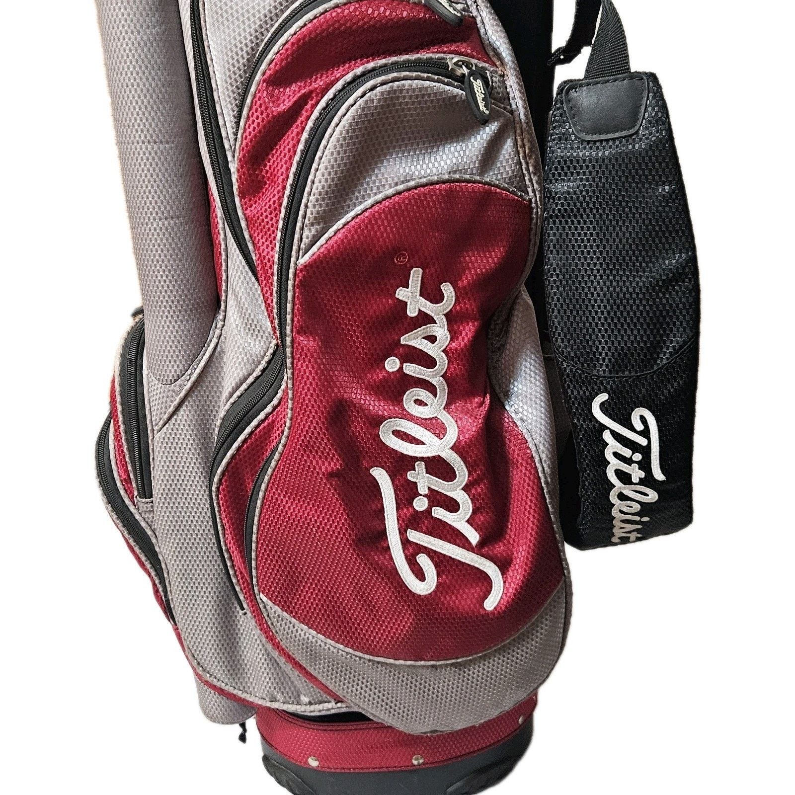 Titleist Titleist ‎GOLFBAG Golf Bag Red Umbrella Putter Slot HOOD Size ONE SIZE - 10 Thumbnail