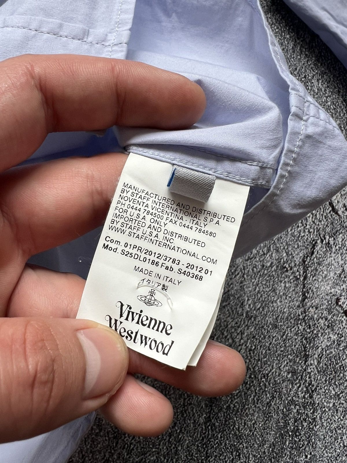 Vivienne Westwood Vivienne Westwood Button-Up Orb Shirt Made in Italy Size US XL / EU 56 / 4 - 6 Thumbnail