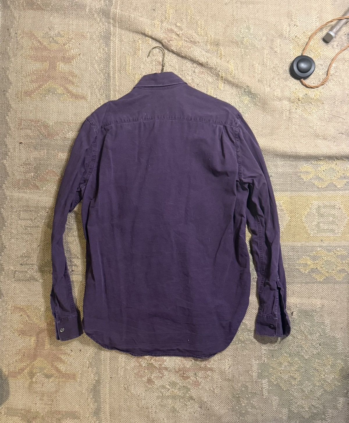 Our Legacy Our Legacy raw silk purple shirt Size US S / EU 44-46 / 1 - 3 Thumbnail