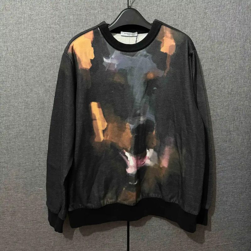 Givenchy Givenchy Men's Colorblock Cotton Sweatshirt 0089 Size US M / EU 48-50 / 2 - 1 Thumbnail