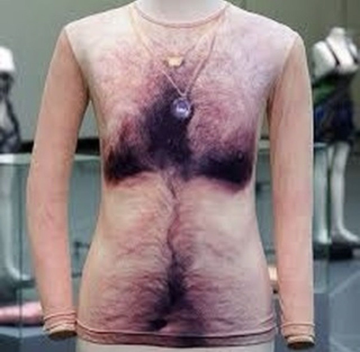 Walter Van Beirendonck FW1996 Runway W&LT Finally Chesthair Sweatshirt Size US M / EU 48-50 / 2 - 11 Thumbnail