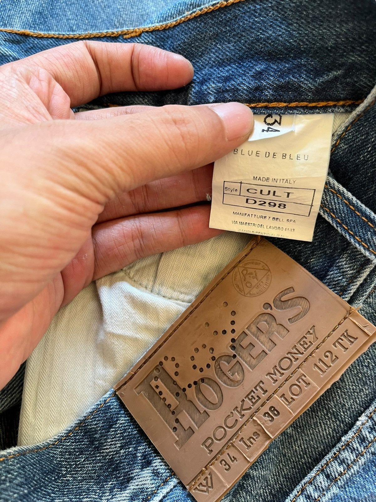 Roy Denim SALES 🔥 Vintage Roy Roger's Cult Selvedge Distressed Jeans Size US 35 - 12 Thumbnail