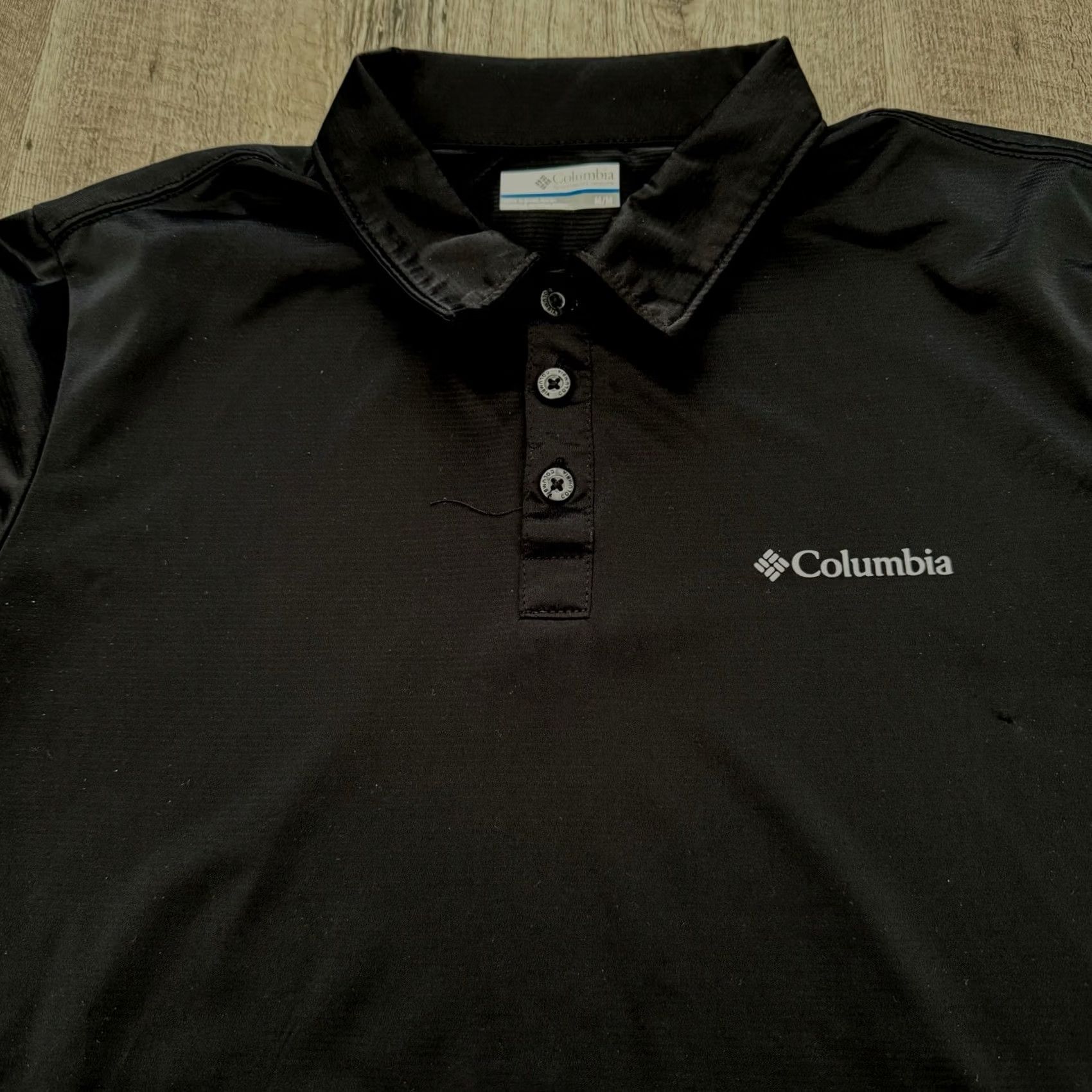Vintage Columbia Polo Mens Medium Black Omni-Wick Short Sleeve Pullover Shirt Wicking Shirt Polo Mens Black Omni-Wick Short Sleeve Pullover Shirt Size US M / EU 48-50 / 2 - 3 Thumbnail