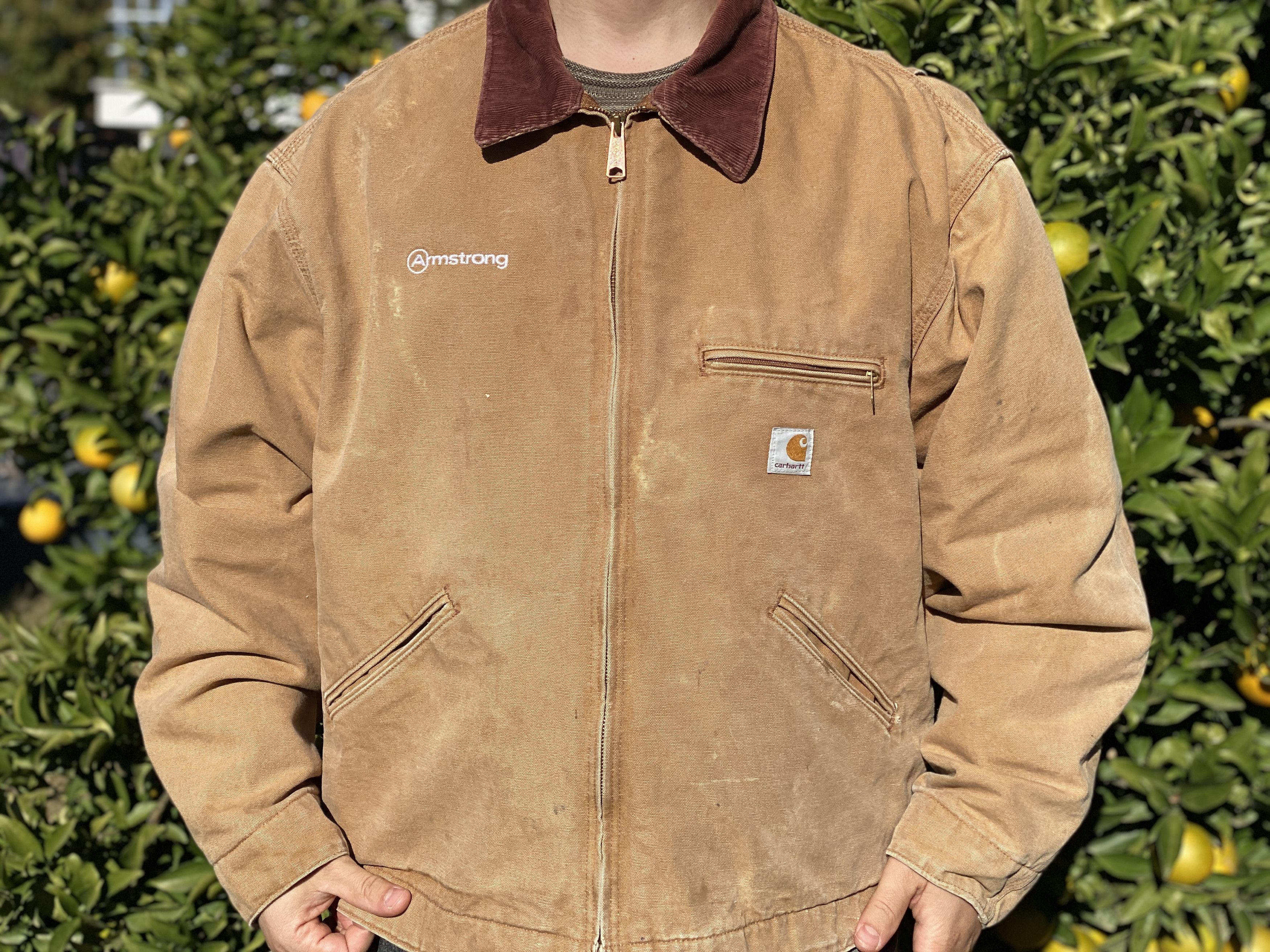 Rare Carhartt j001Brn Amstrong Blanket Flannel Swing 3XL