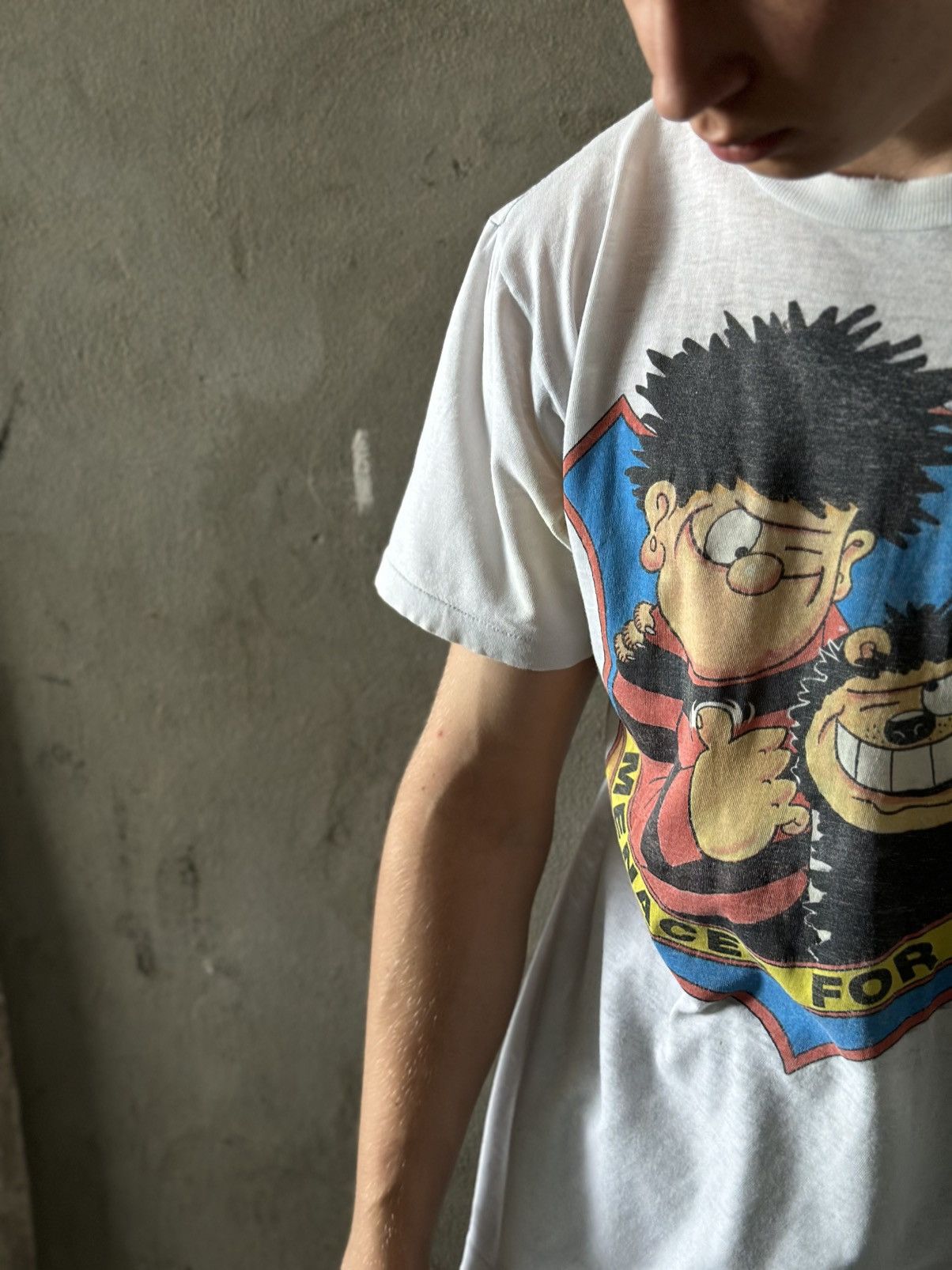 Cartoon Network × Japanese Brand Vintage Menaces For Ever From The Beano 1987 Single Stitch Size US M / EU 48-50 / 2 - 4 Thumbnail