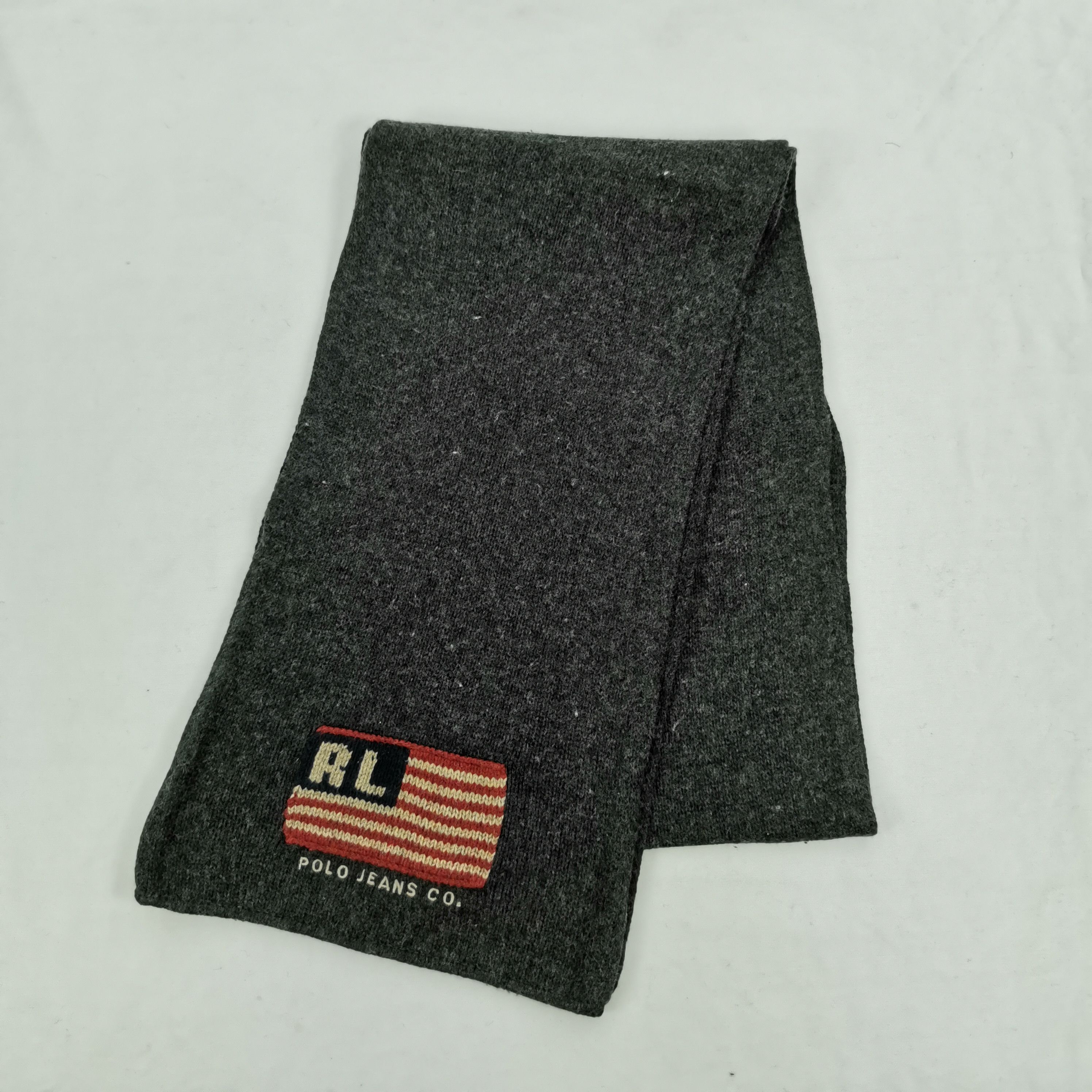 Polo Ralph Lauren Vintage Polo Ralph Lauren Scarf Muffler Wool Scarves Size ONE SIZE - 3 Thumbnail