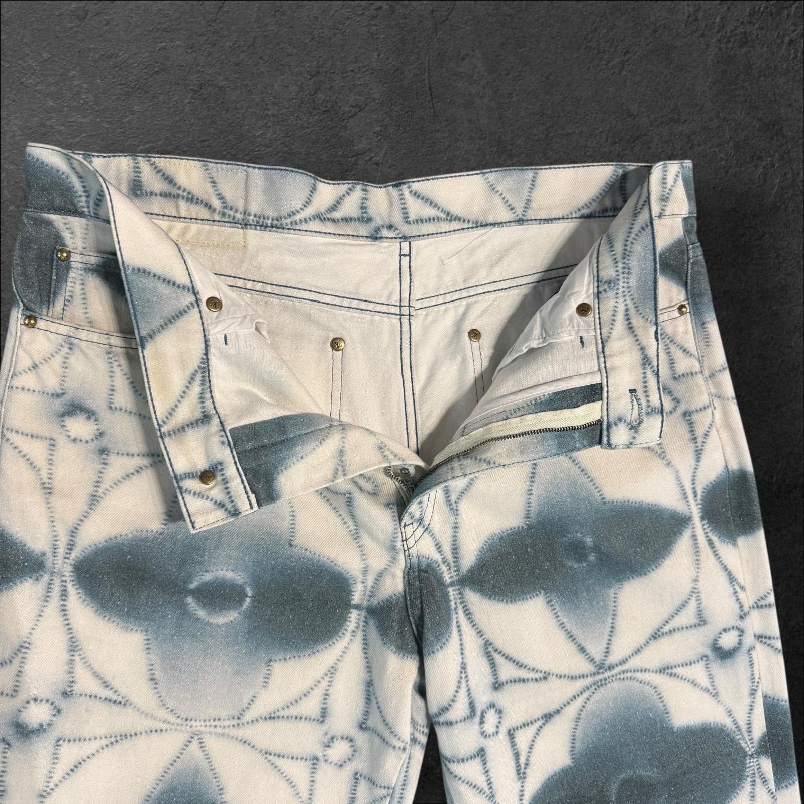 Louis Vuitton Louis Vuitton Monogram Shibori Printed Denim 36 Size US 36 / EU 52 - 5 Thumbnail