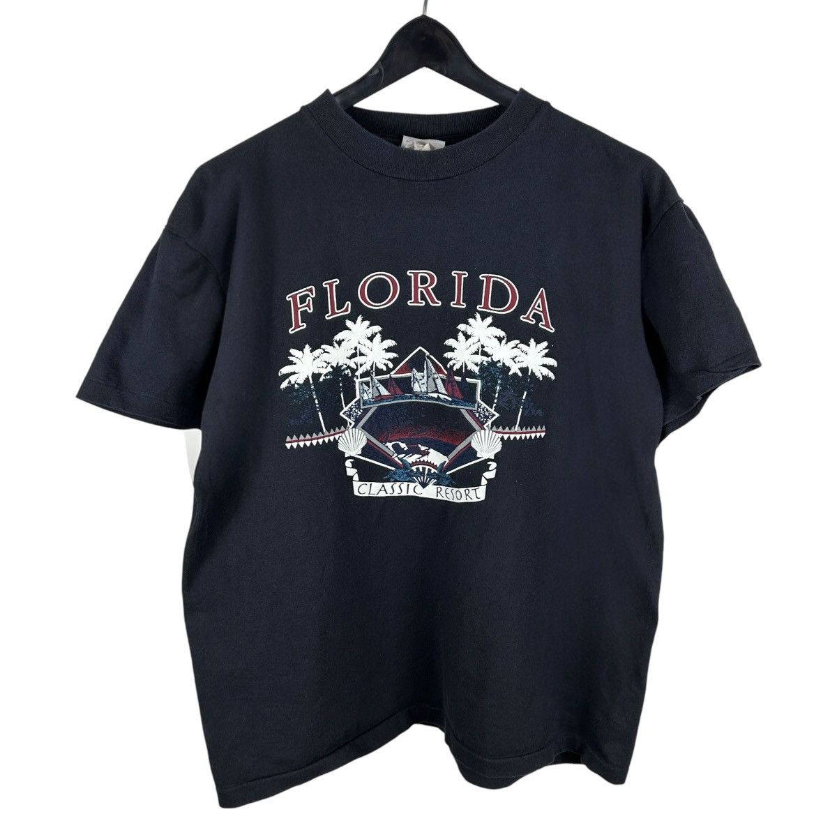 Vintage Vintage 90s Florida Resort Single Stitch Tourist Shirt Size US L / EU 52-54 / 3 - 1 Thumbnail