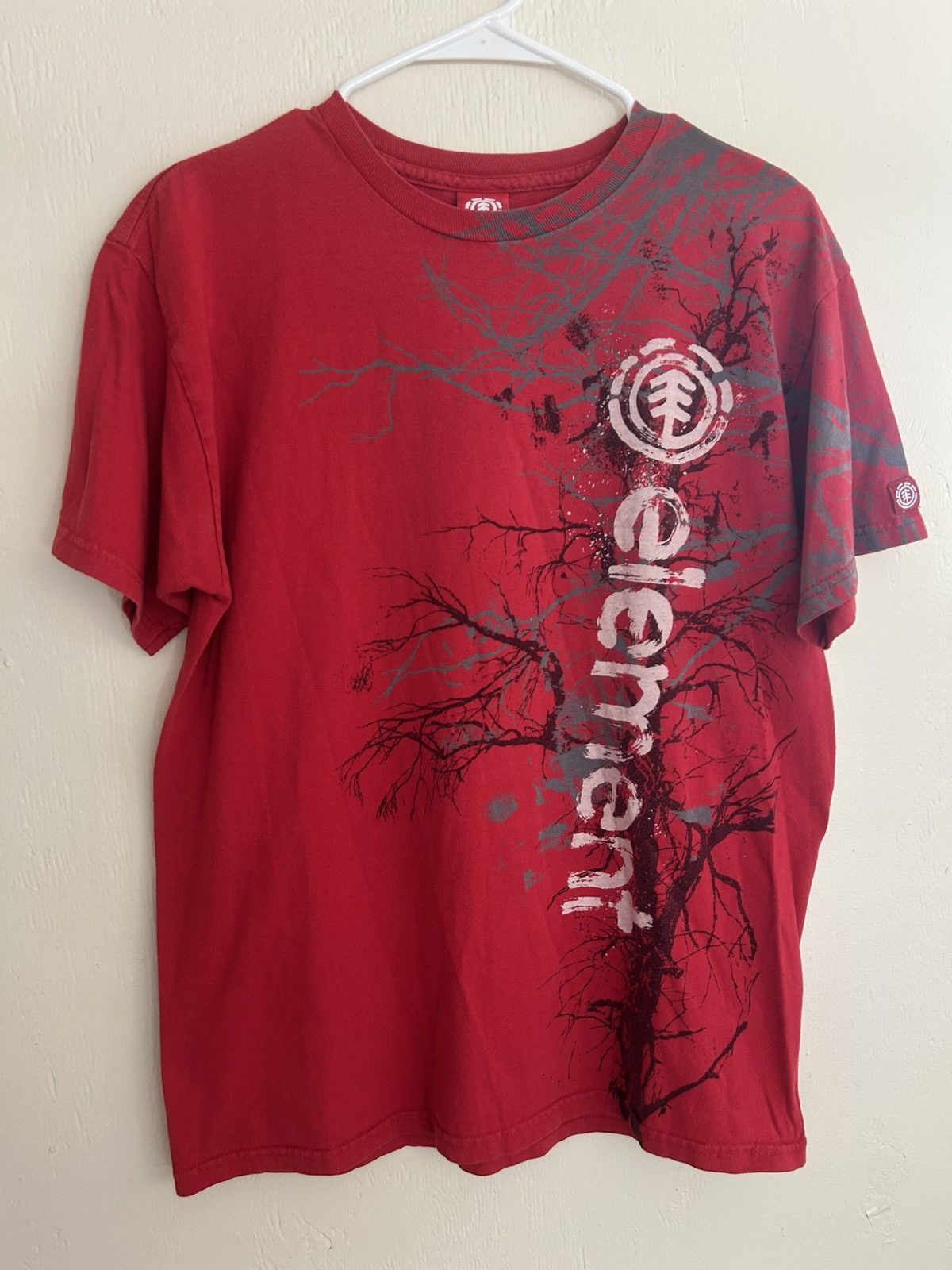 Element Vintage Element Skateboards Tree Graphic Red T-shirt Size US M / EU 48-50 / 2 - 1 Thumbnail