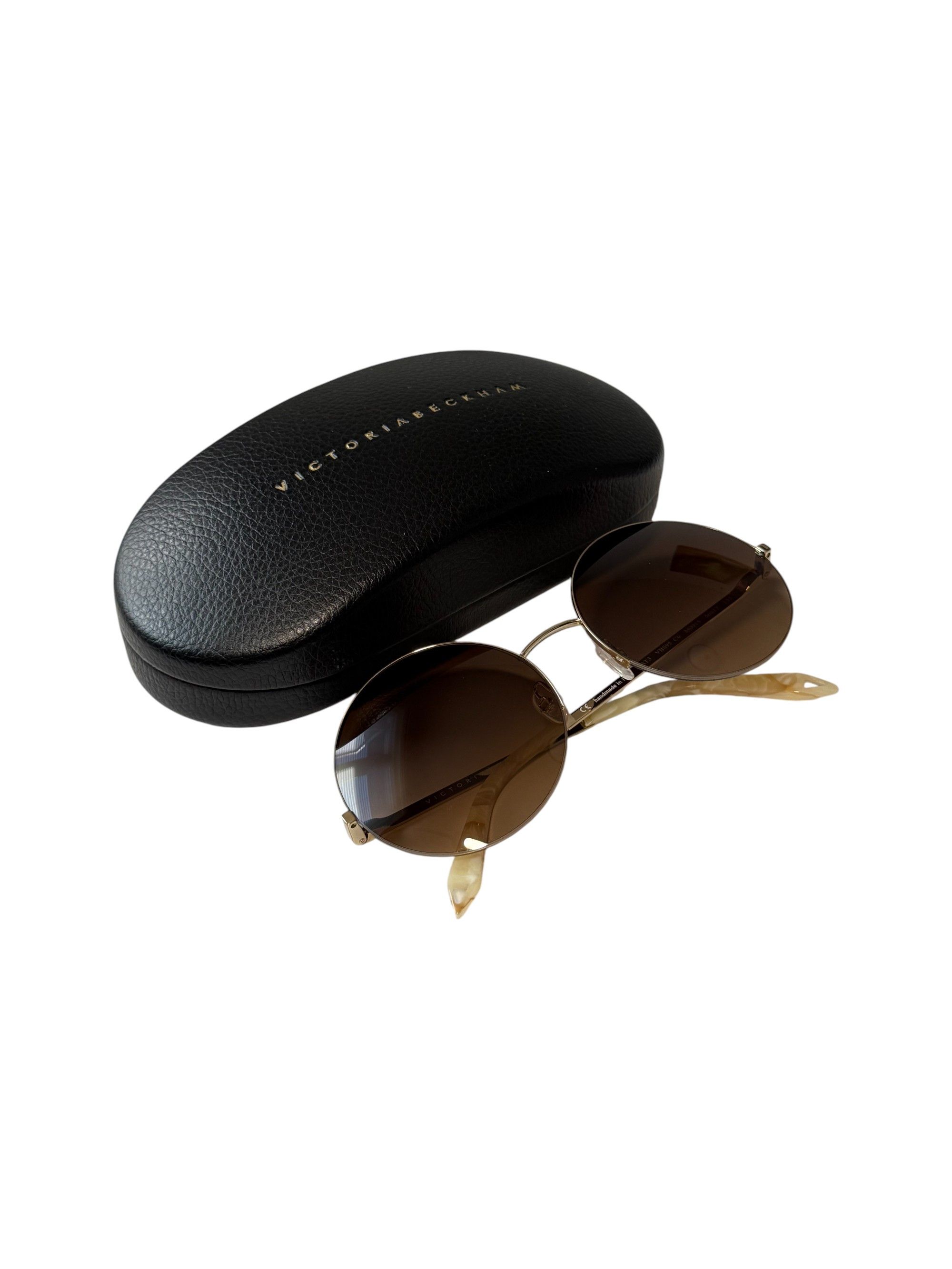 Victoria Beckham Victoria Beckham Supra Round Sunglasses Rose Gold Size ONE SIZE - 8 Thumbnail