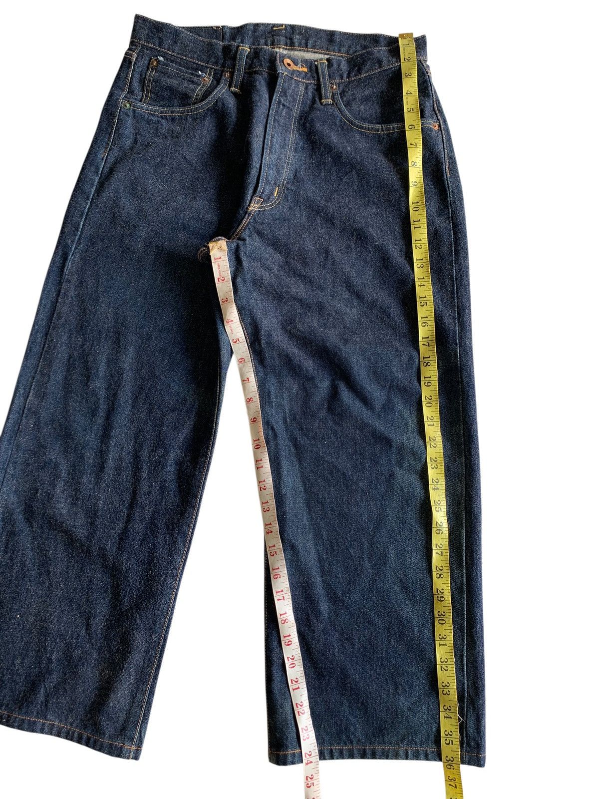 Kapital VINTAGE EDWIN 505 SELVEDGE BAGGY JAPANESE DENIM Size US 31 - 21 Thumbnail