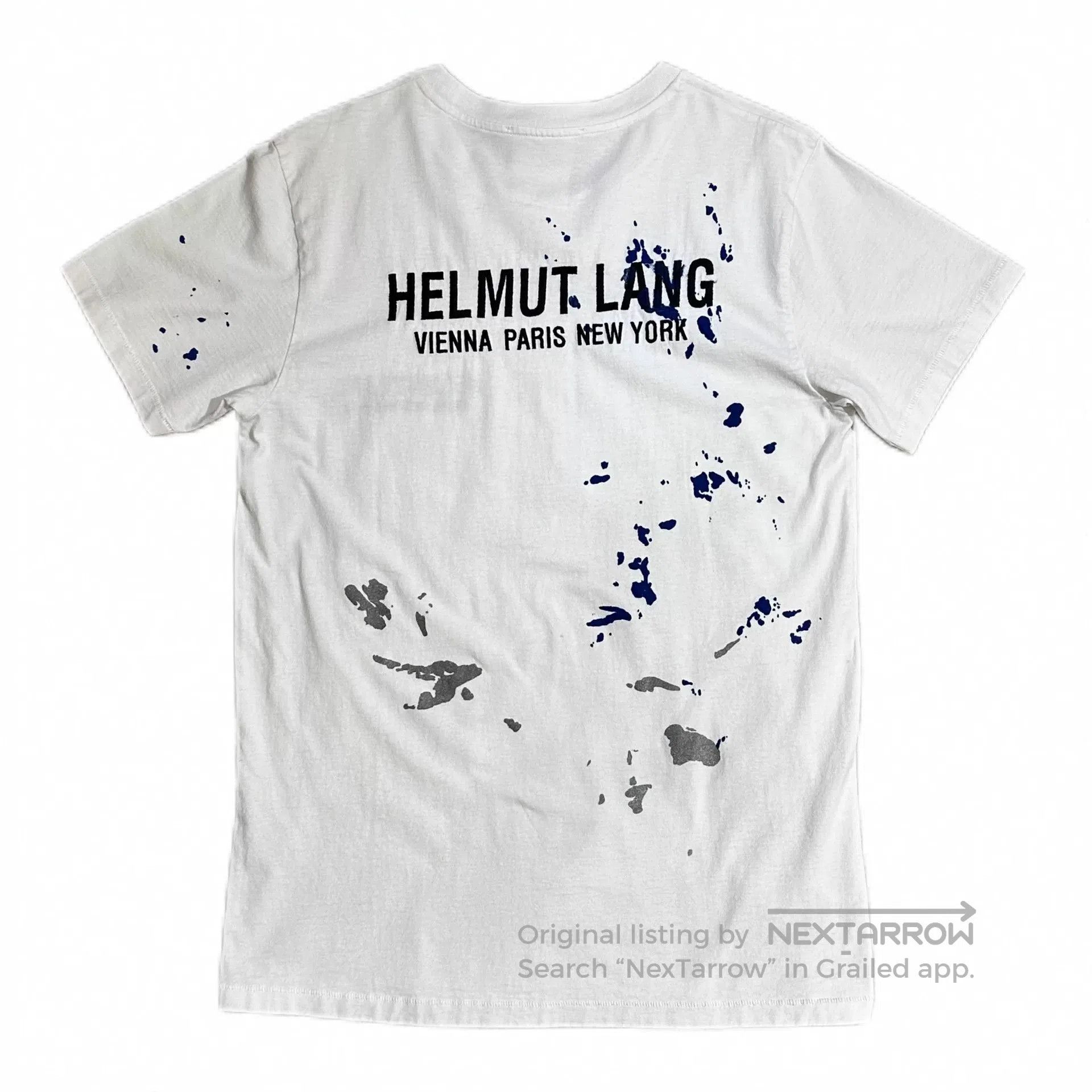 Helmut Lang Helmut Lang Ink Splatter Short Sleeve. Size US M / EU 48-50 / 2 - 3 Thumbnail