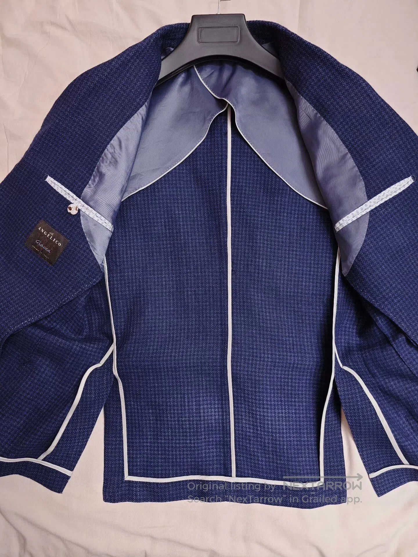 Japanese Brand Italian Angelico Linen Wool Blazer. Size US M / EU 48-50 / 2 - 7 Thumbnail