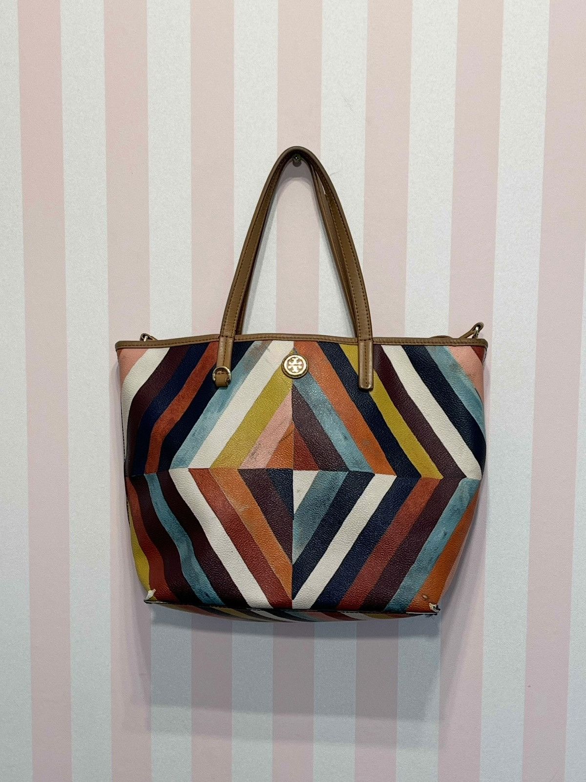 Tory Burch Tory Burch Multicolor Striped Bag Size ONE SIZE - 1 Thumbnail