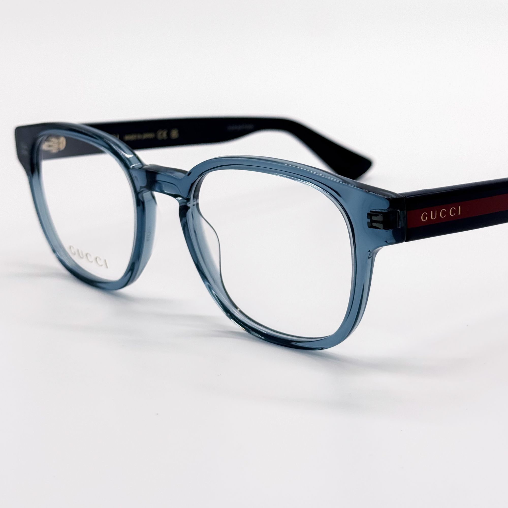 Gucci NEW GUCCI EYEGLASSES GG0927O 006 CLEAR BLUE GUCCI EYEWEAR Size ONE SIZE - 8 Thumbnail