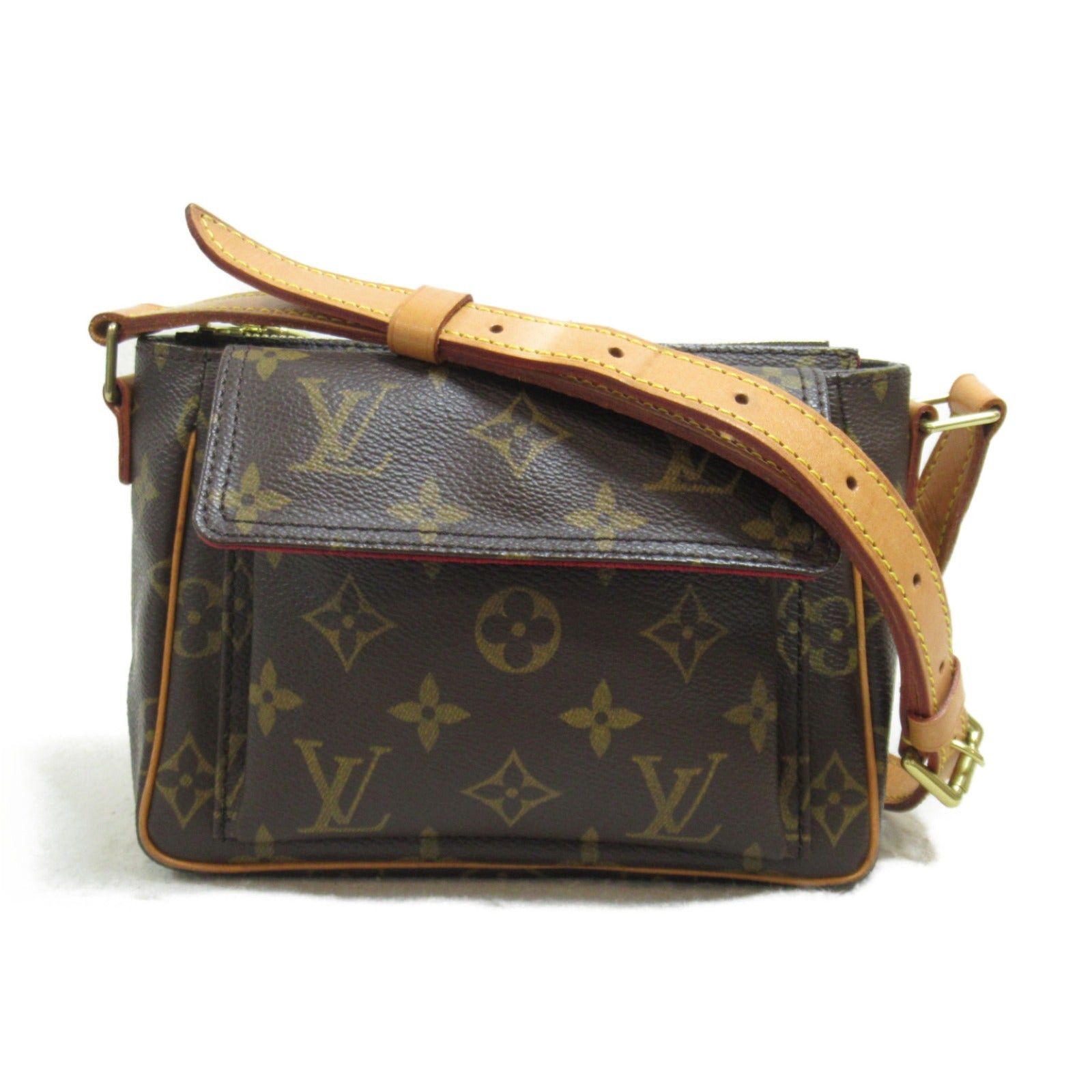 Louis Vuitton Louis Vuitton Viva Shite Pm Shoulder Bag Coated Canvas Monogram Brown Size ONE SIZE - 1 Thumbnail
