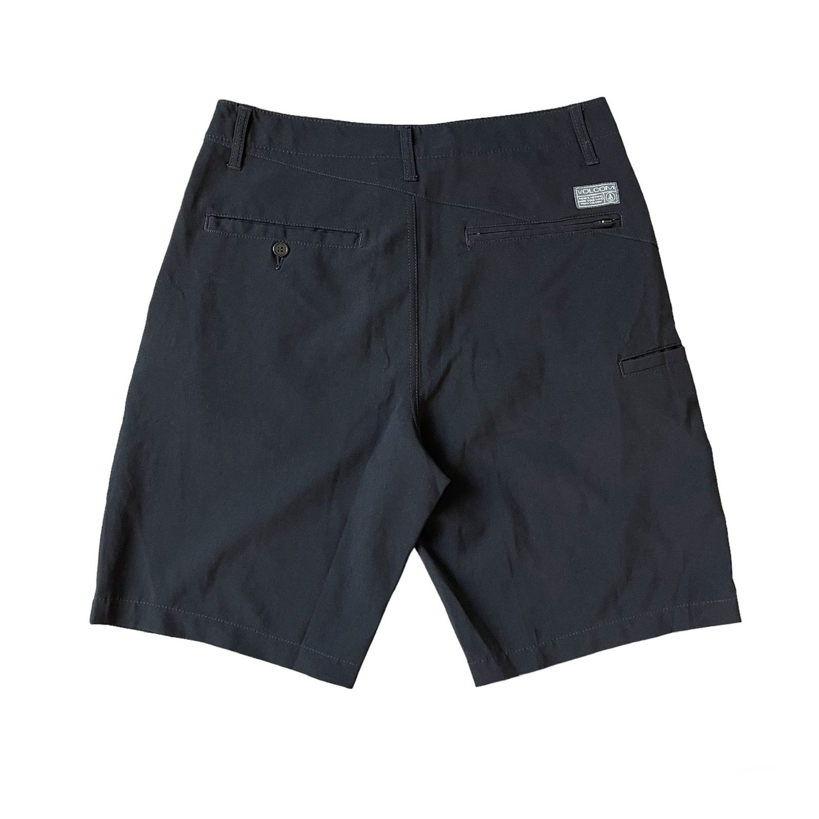 Volcom Volcom Surf & Turf Stretch Hybrid Black Flat Front Shorts Size US 31 - 2 Thumbnail