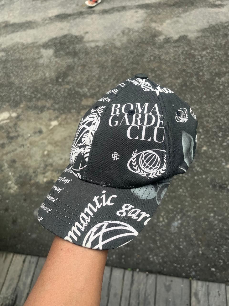 Japanese Brand Romantic Crown Garden Club All Over Print Cap Size ONE SIZE - 2 Thumbnail