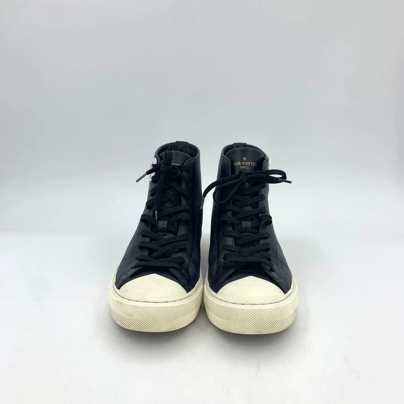 Louis Vuitton Louis Vuitton Blue checkerboard logo monogram printed lace Size US 6 / EU 39 - 3 Thumbnail