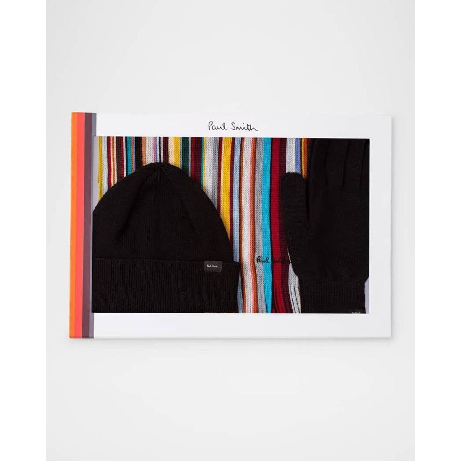 Paul Smith NWT $350 Paul Smith Stripe SCARF HAT GLOVES Gift Box Set Size ONE SIZE - 2 Thumbnail